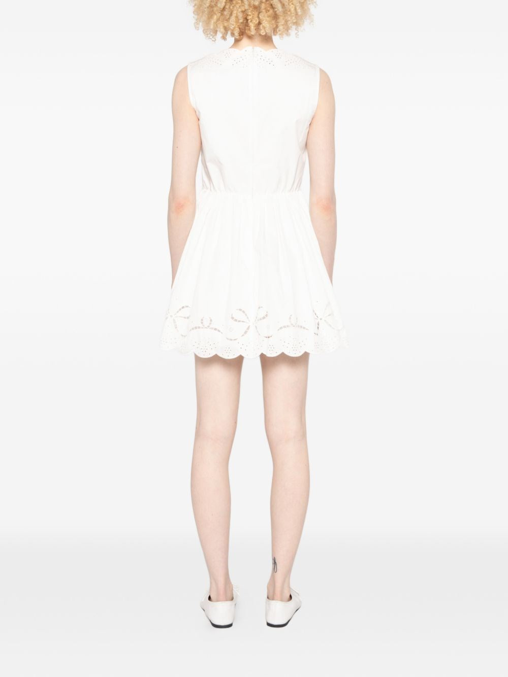 Self-Portrait Women White Mini Dress SELF-PORTRAIT
