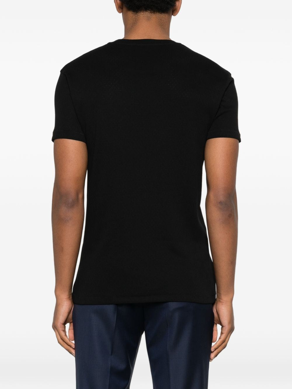 Tom Ford Men Perforated Ribbed T-Shirt TOM FORD