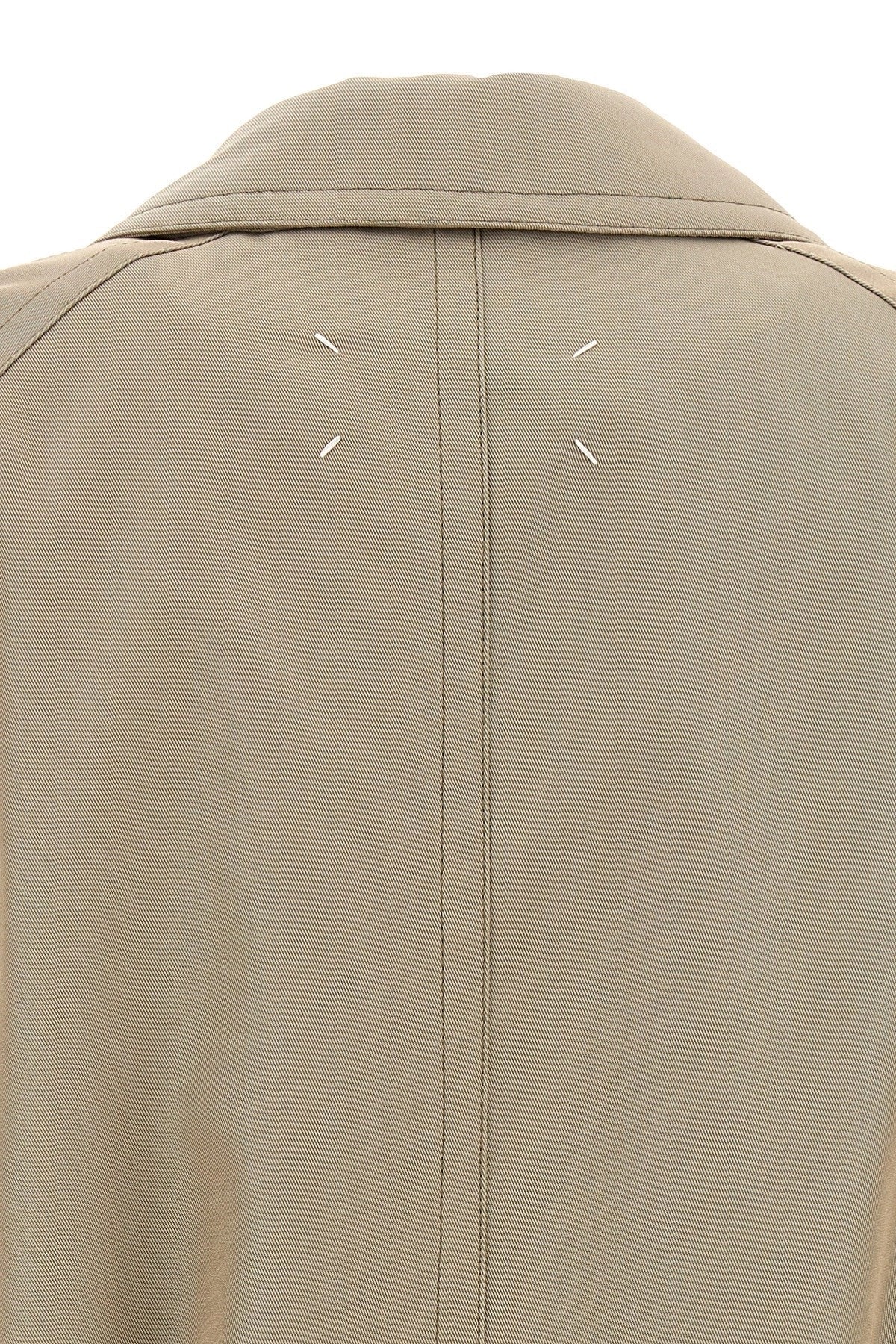 Maison Margiela Men Long Single-Breasted Trench Coat MAISON MARGIELA