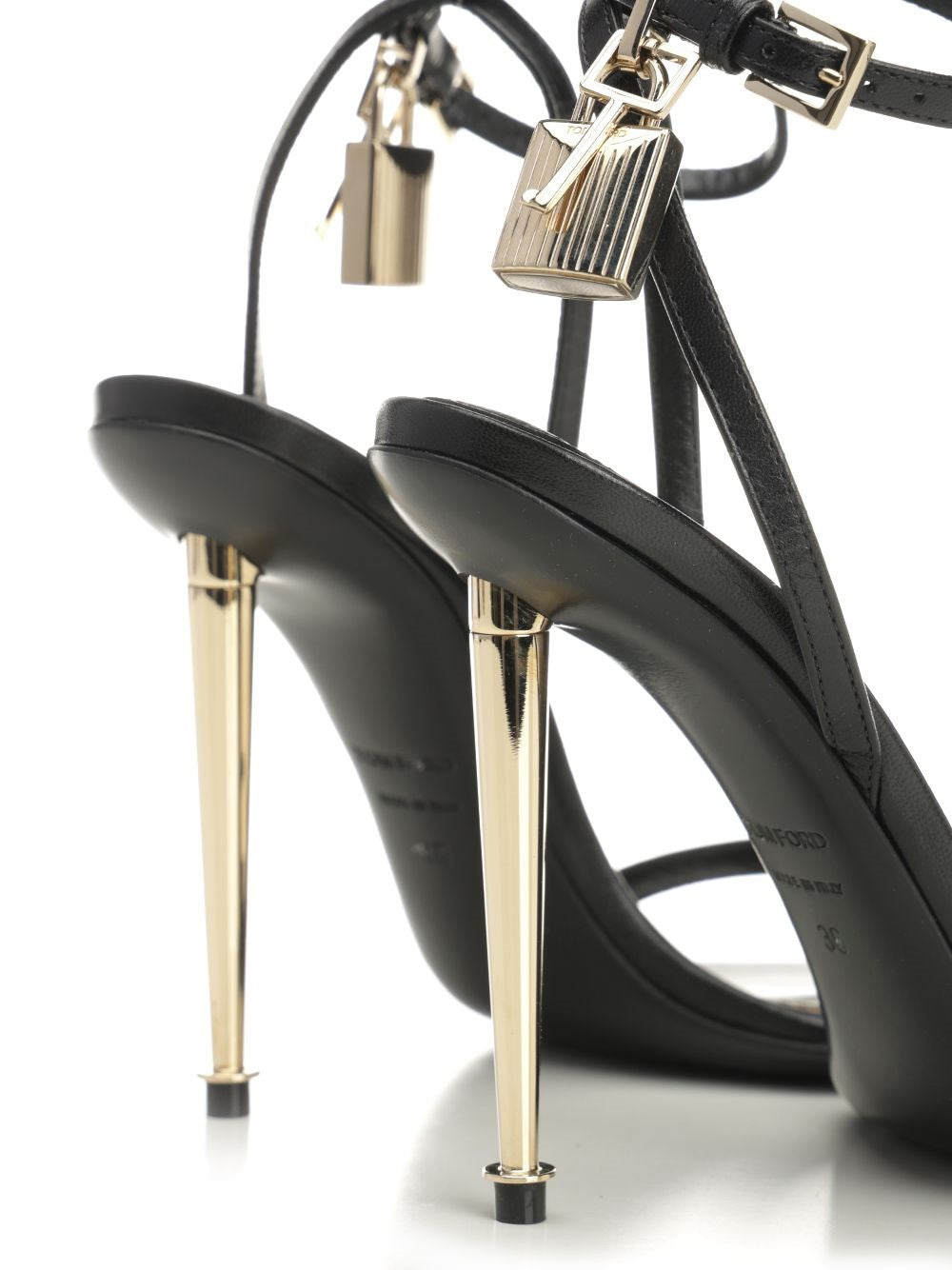 Tom Ford Women "Padlock" Leather Sandals TOM FORD