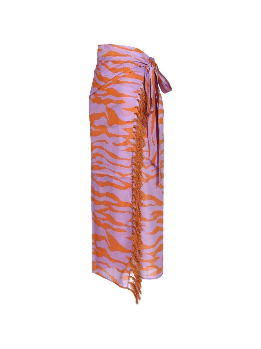 The Attico Women Animal Print Pareo THE ATTICO