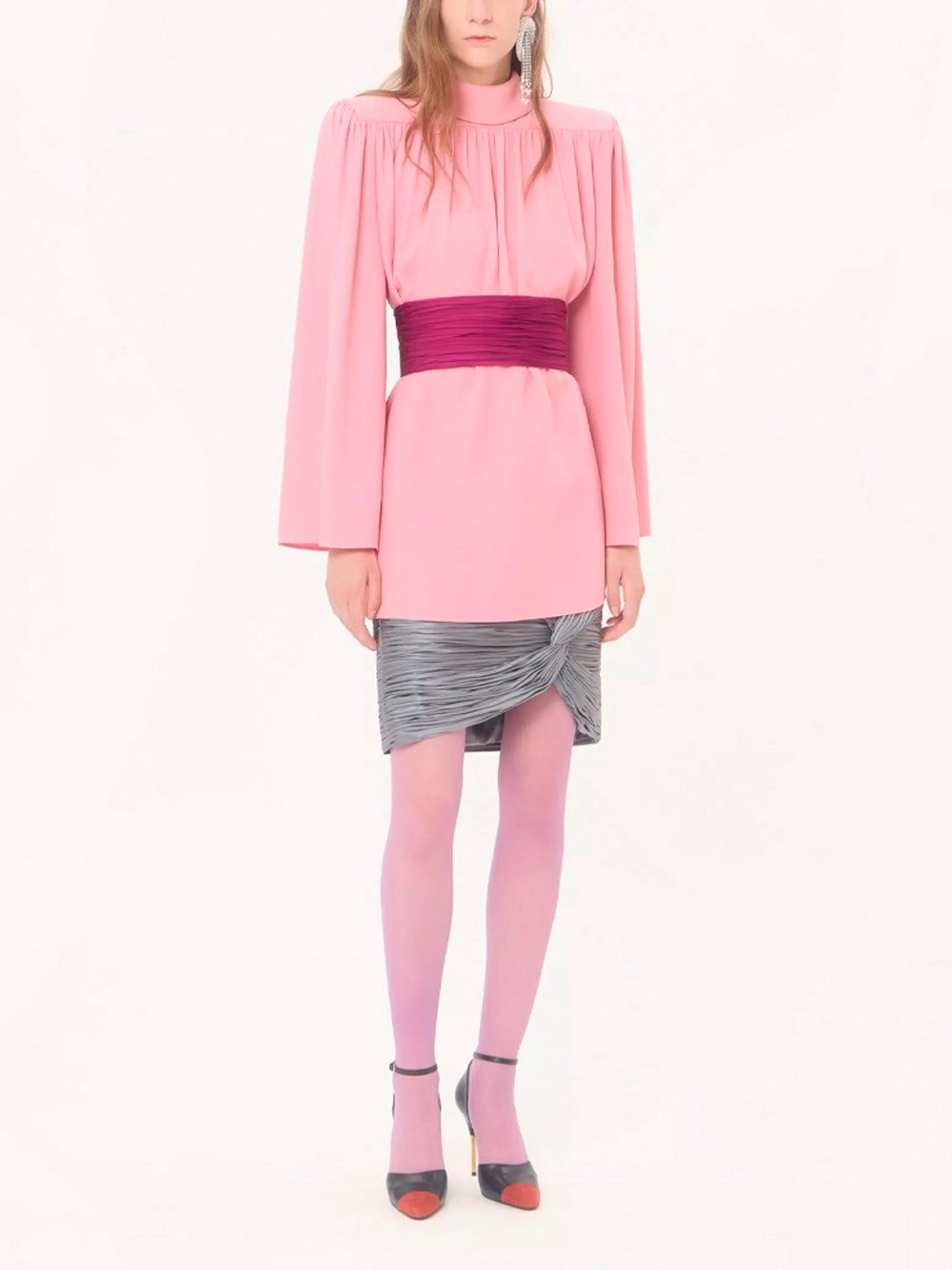 Valentino Garavani Women Cady Couture Pleated Top VALENTINO GARAVANI