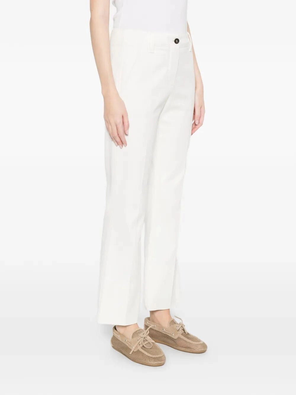 Brunello Cucinelli Women Kickflare Cigarette Trousers