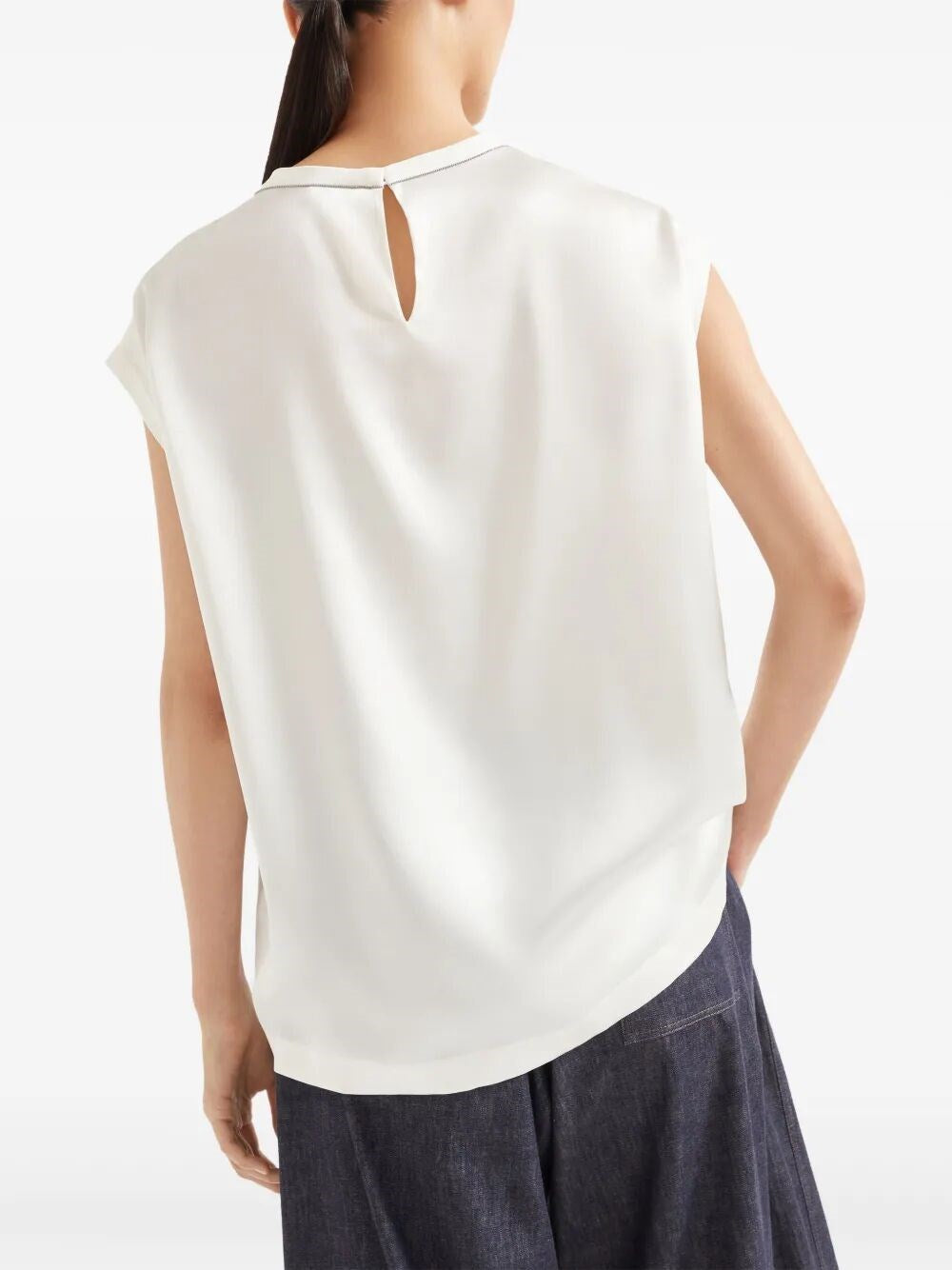 Brunello Cucinelli Women Silk Top BRUNELLO CUCINELLI