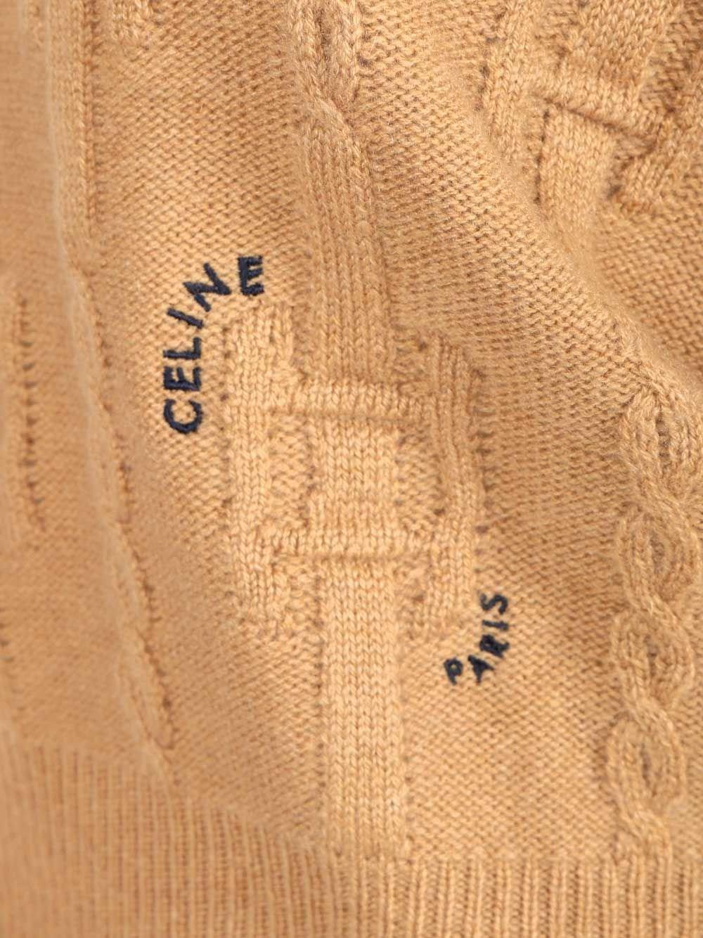 Celine Women Cashmere Crewneck Sweater