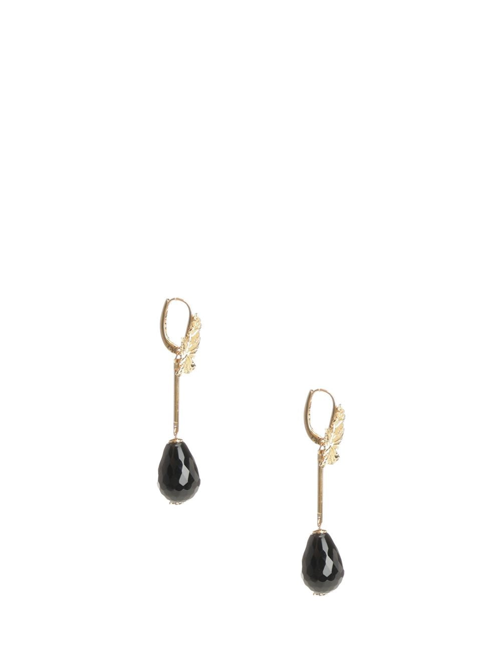 Celine Women Green Thumb Leaf Earring CELINE