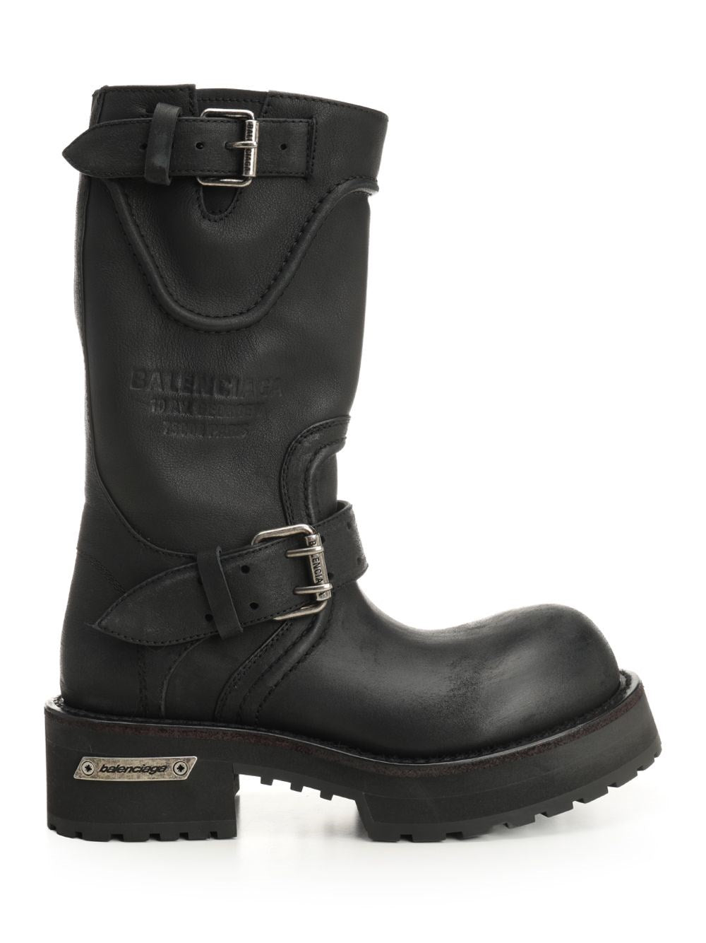 Balenciaga Women "Venom" Leather Boots