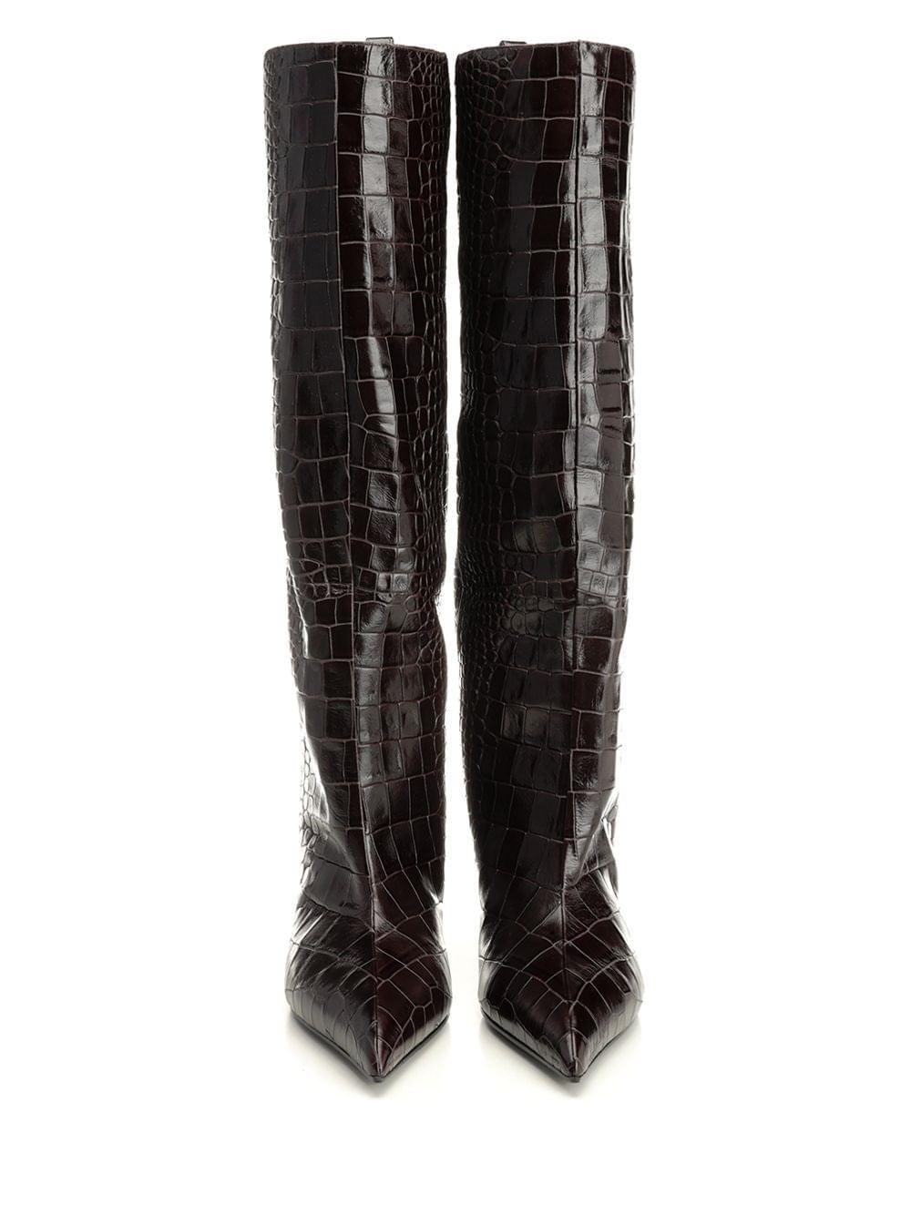 The Attico Women 'Lea' Crocodile-Effect Boot THE ATTICO