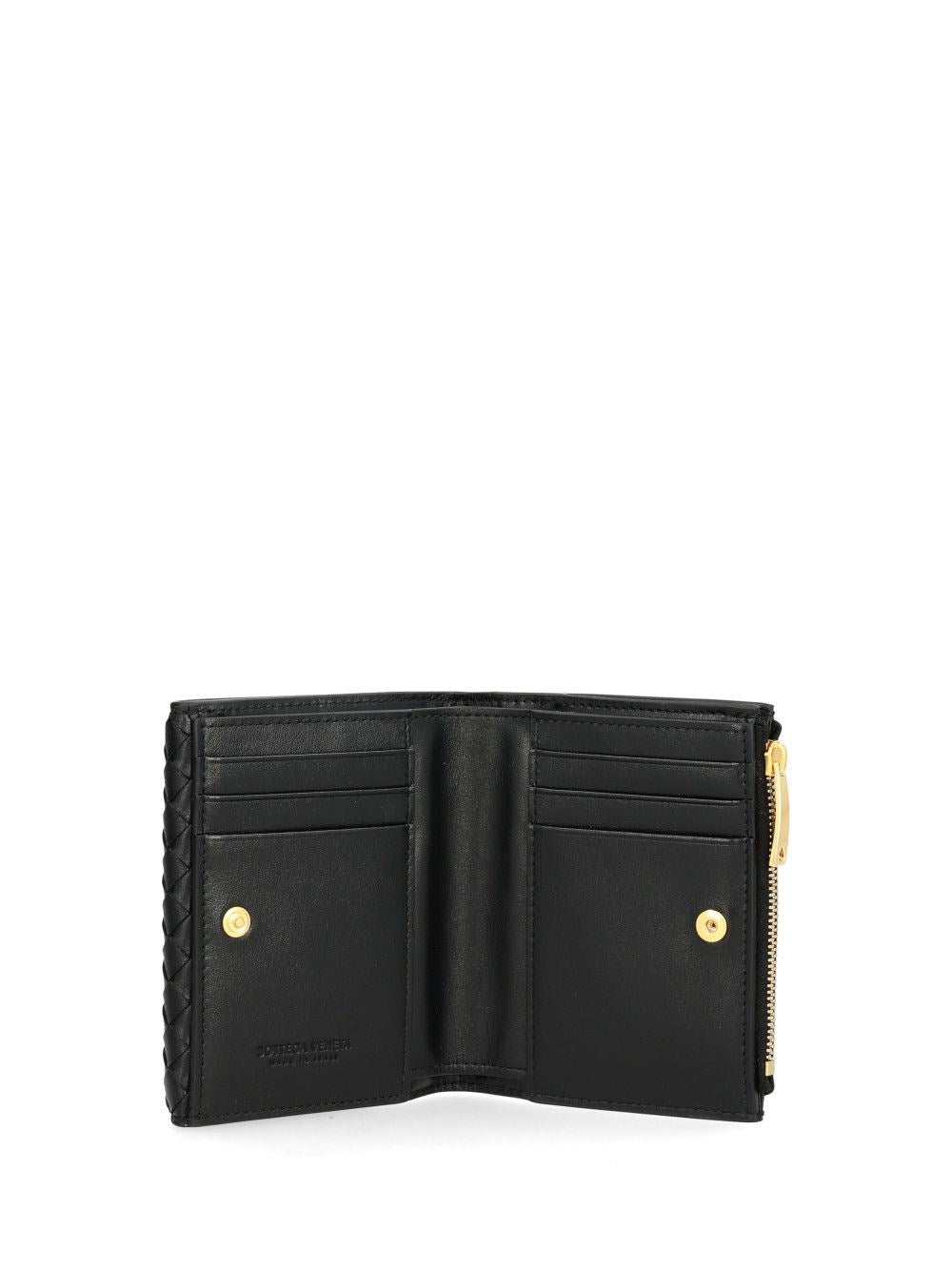 Bottega Veneta Women Small "Bi-Fold" Woven Wallet BOTTEGA VENETA