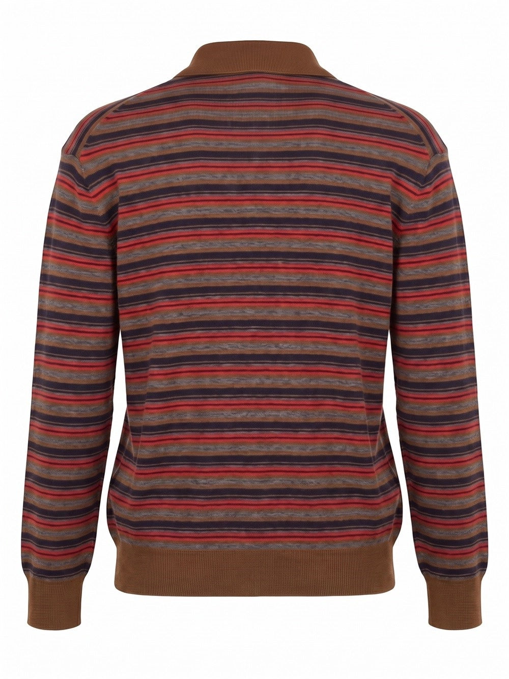 Prada Women Striped Polo-Neck Sweater PRADA