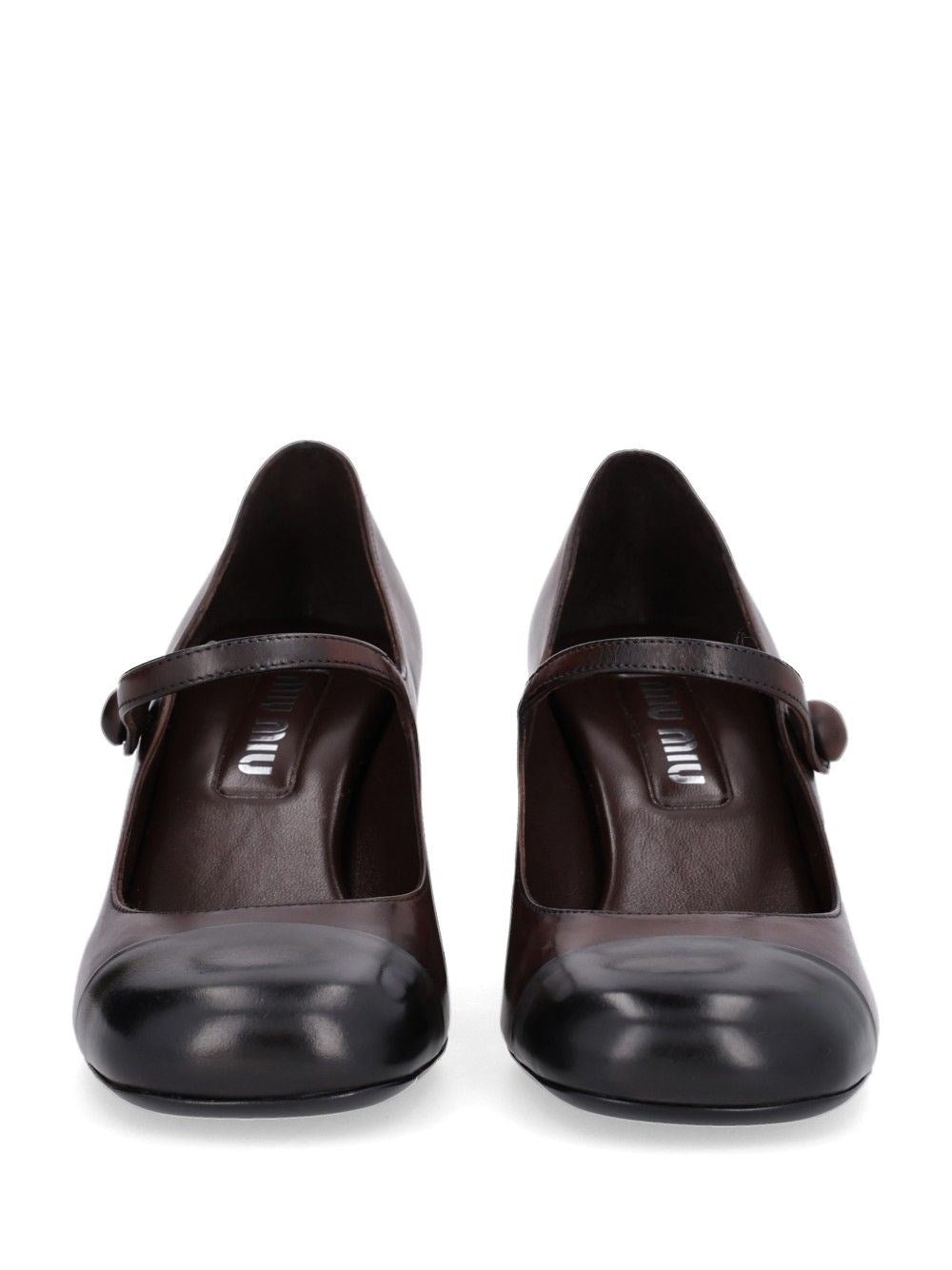 Miu Miu Women Waxed Leather Pumps MIU MIU