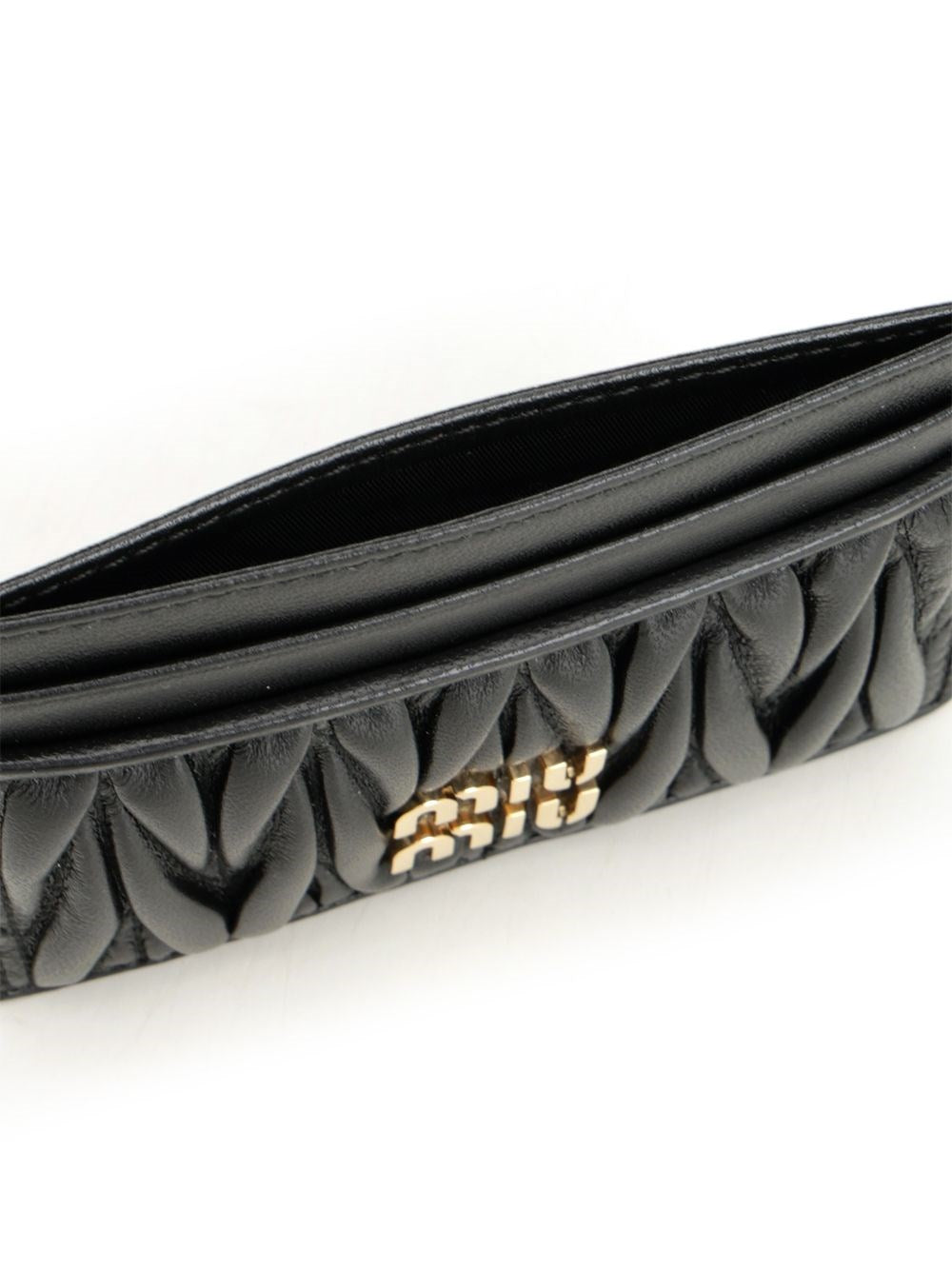 Miu Miu Women Quilted Card Holder MIU MIU
