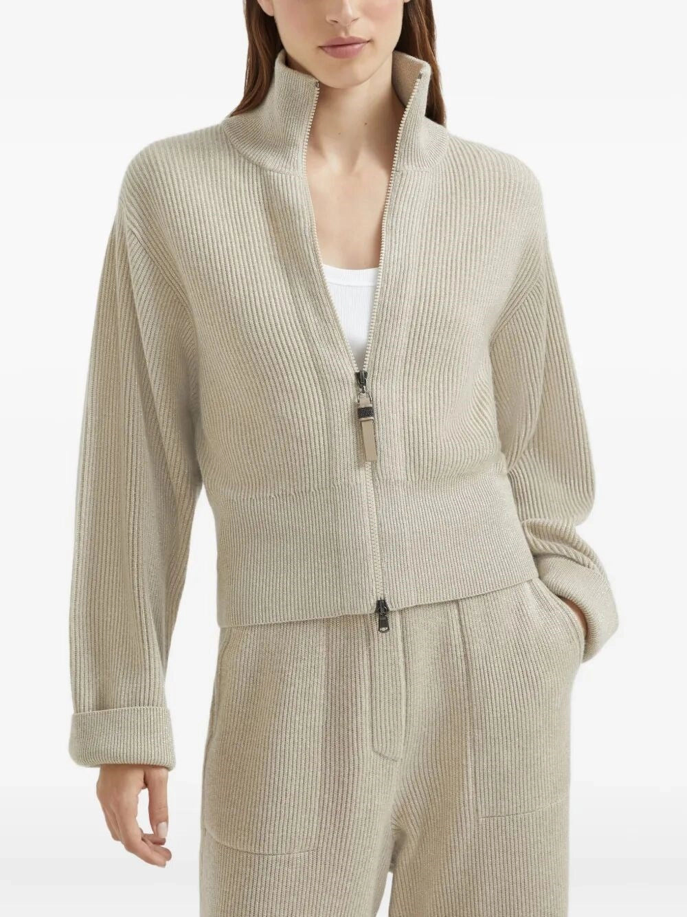 Brunello Cucinelli Women Sparkling Cashmere Cardigan BRUNELLO CUCINELLI