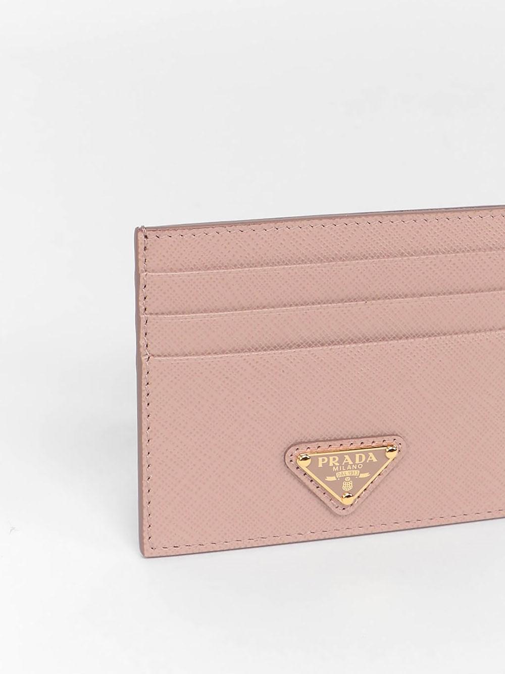 Prada Women Saffiano Leather Card Holder PRADA