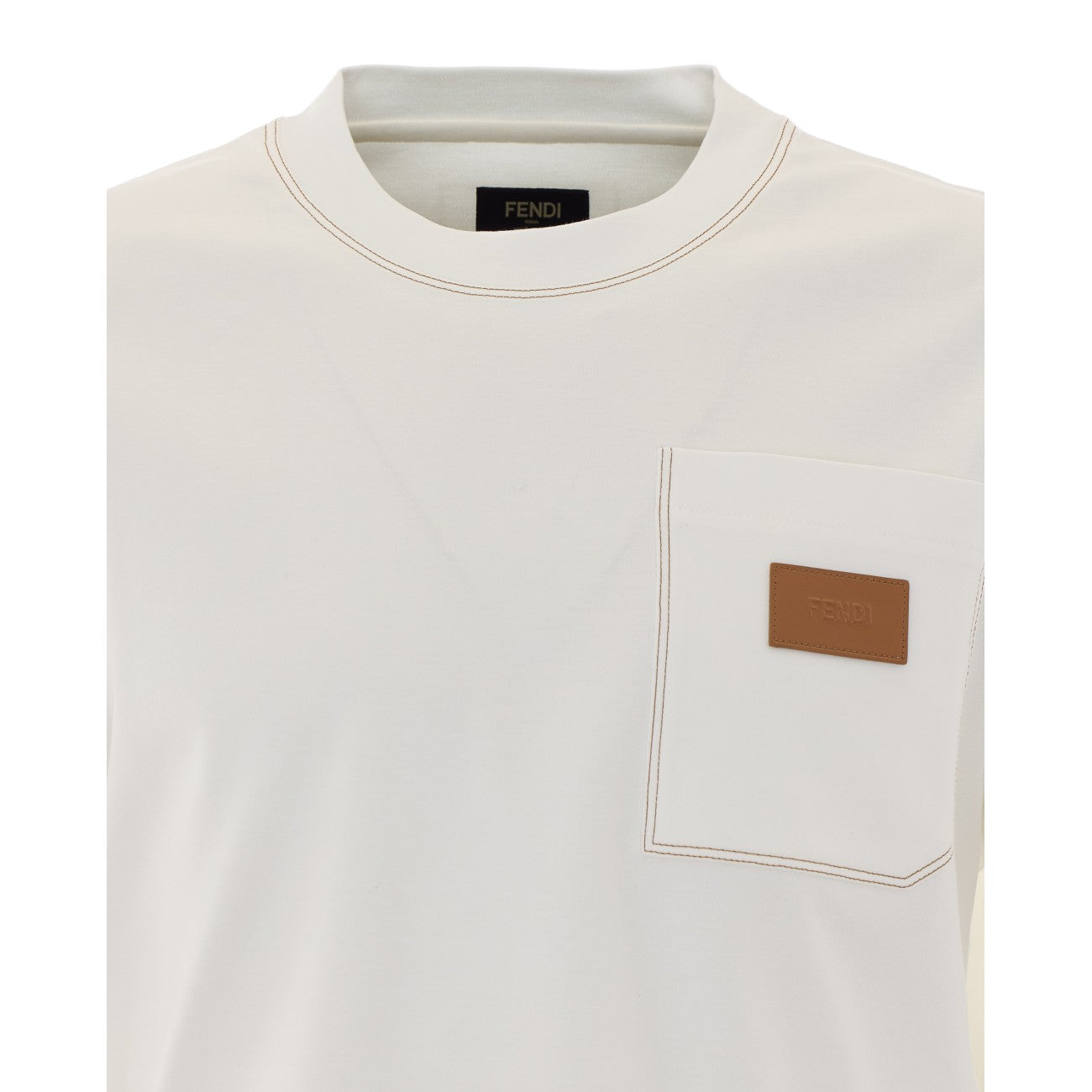 Fendi Men Fendi Patch T-Shirt