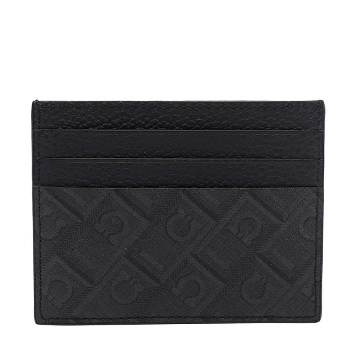 Ferragamo Men Ferragamo Monogram Print Cards Holder FERRAGAMO