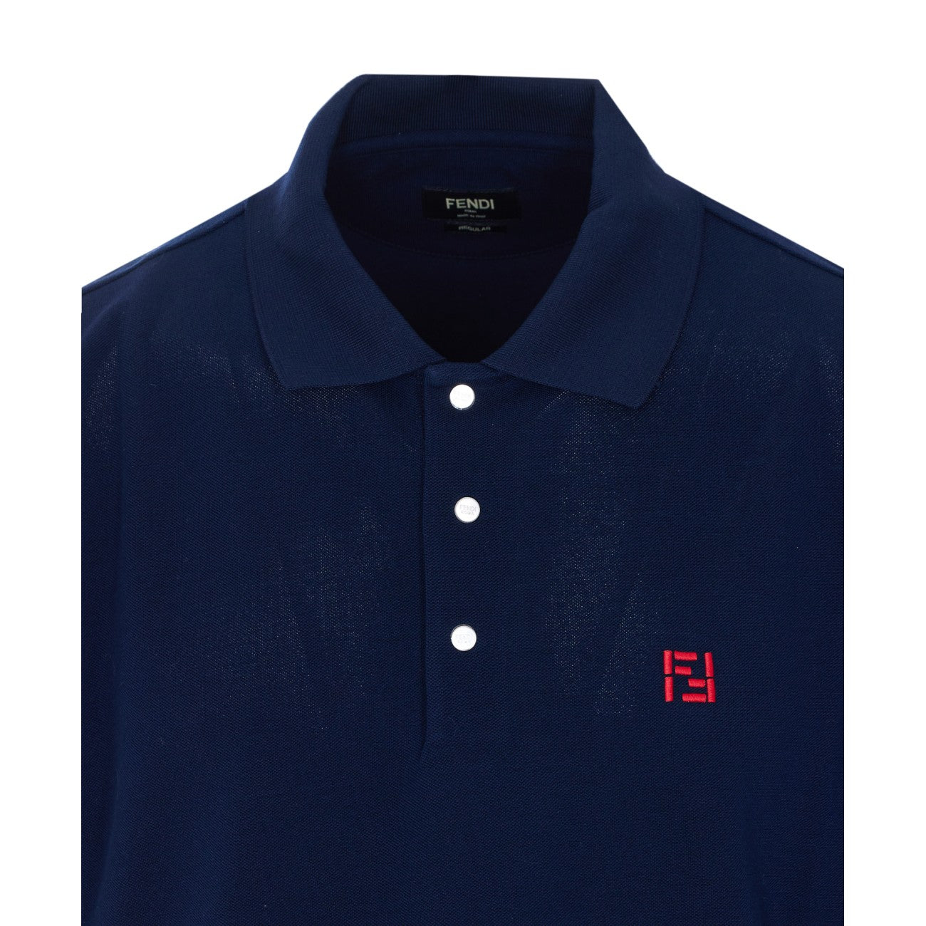 Fendi Men Ff Selleria Logo Polo FENDI