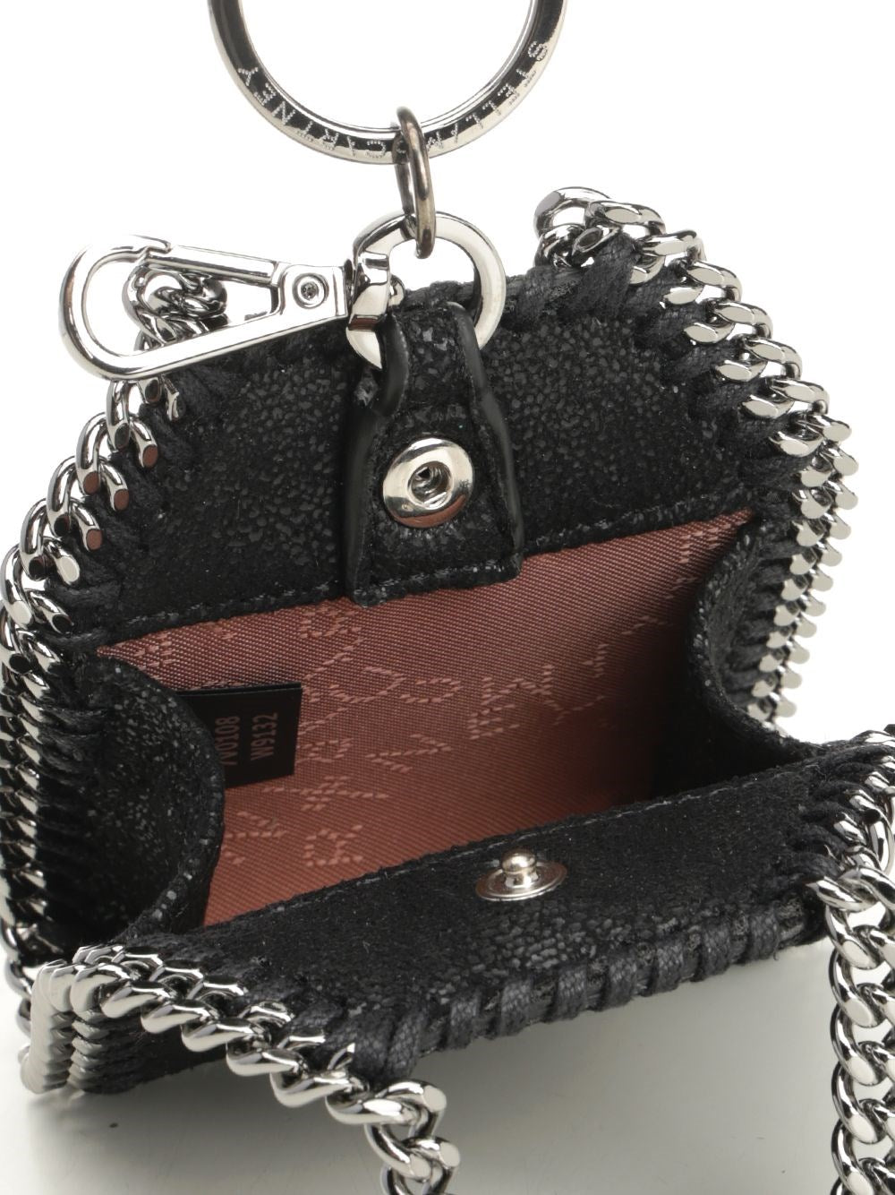 Stella Mccartney Women Falabella Airpods Case Keychain STELLA MCCARTNEY