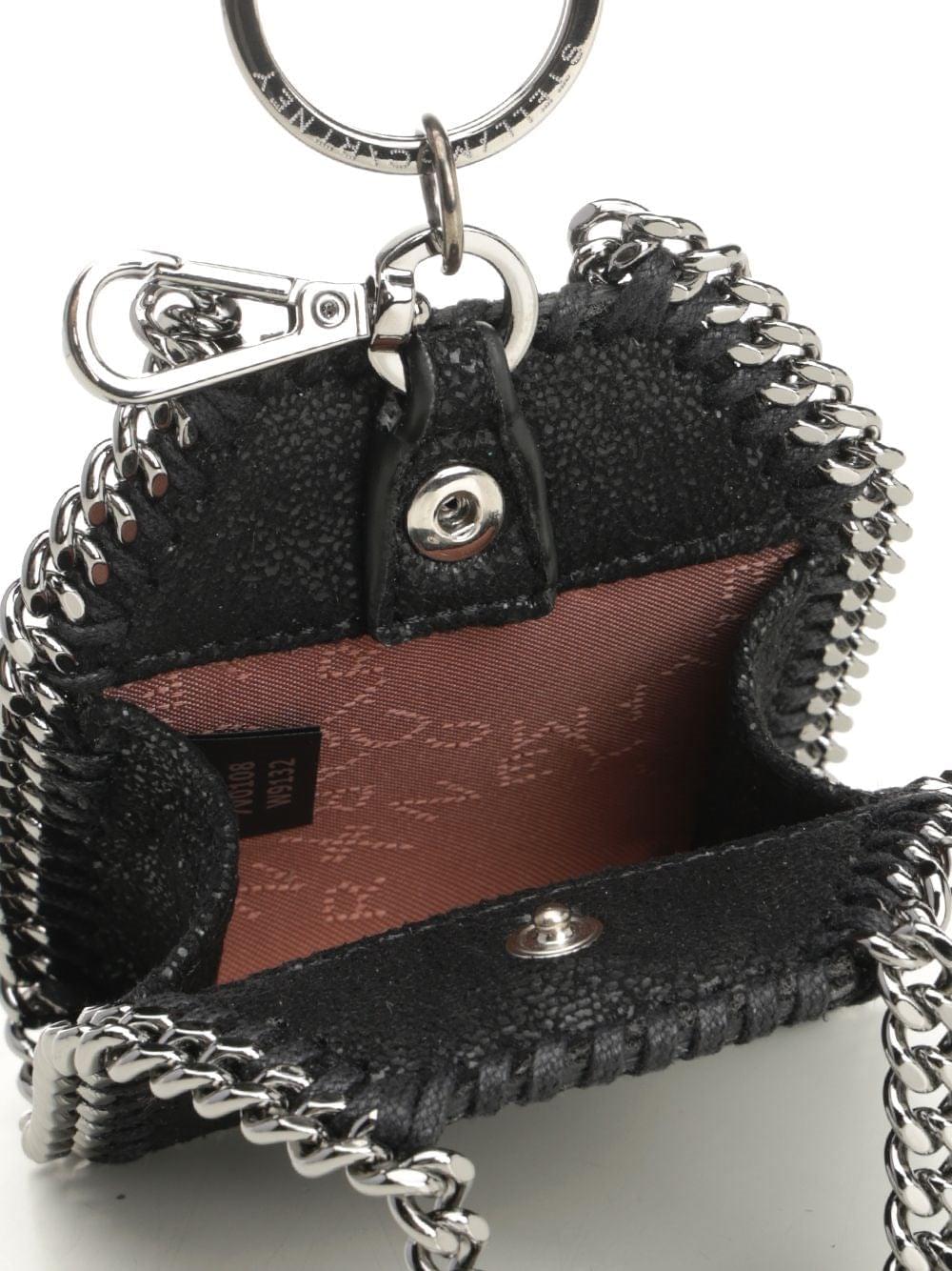 Stella Mccartney Women Falabella Airpods Case Keychain STELLA MCCARTNEY
