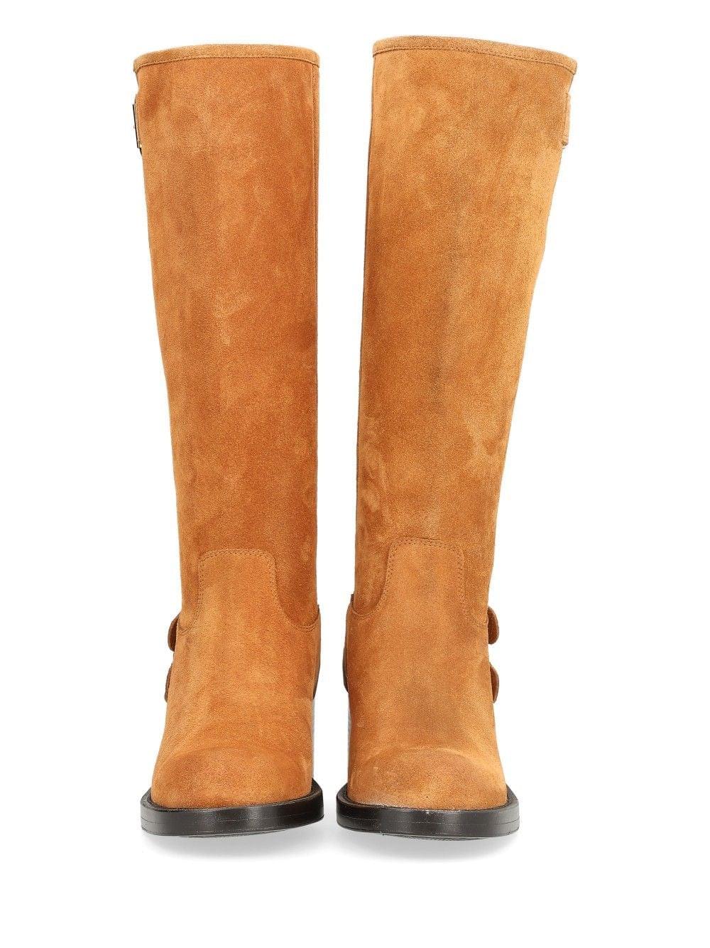 Chloe' Women Dakota Suede Biker Boots CHLOE
