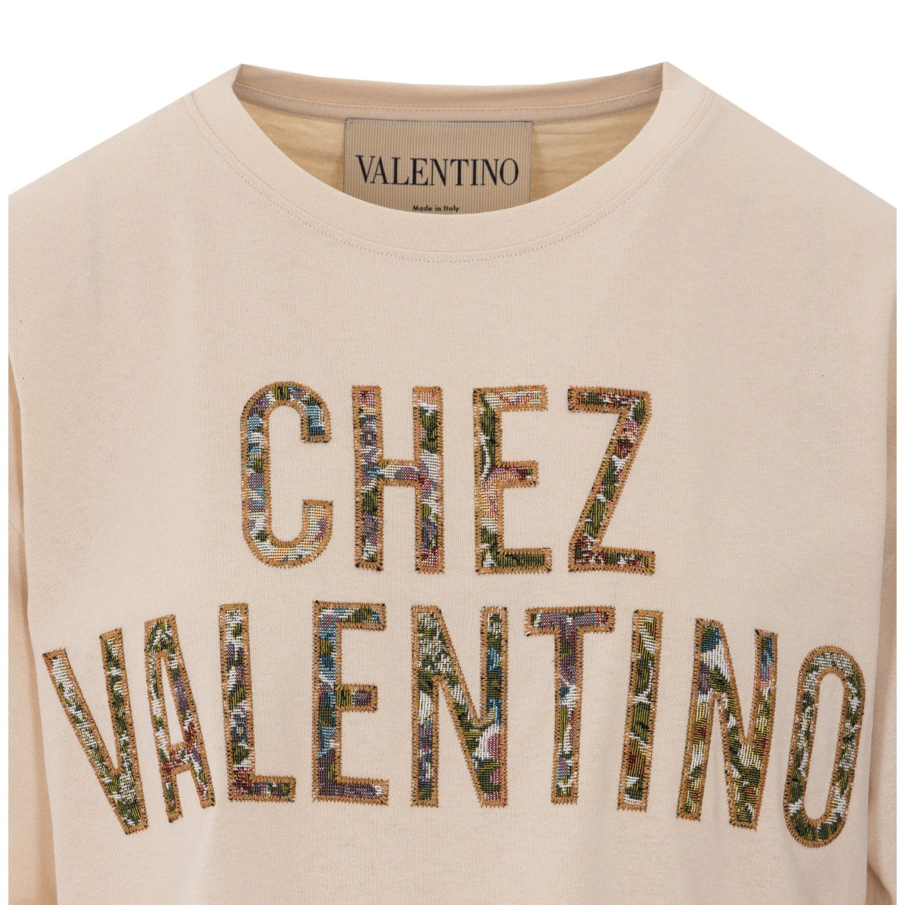 Valentino Garavani Women Fiorellini Print Chez Valentino T-Shirt VALENTINO GARAVANI