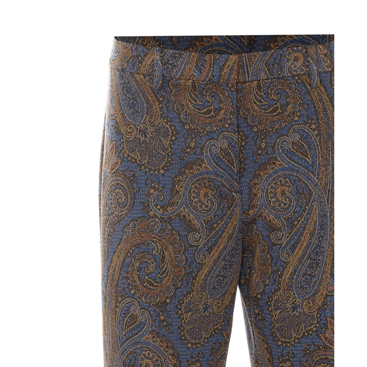 Etro Women Fit And Flare Pants With Paisley Motif ETRO