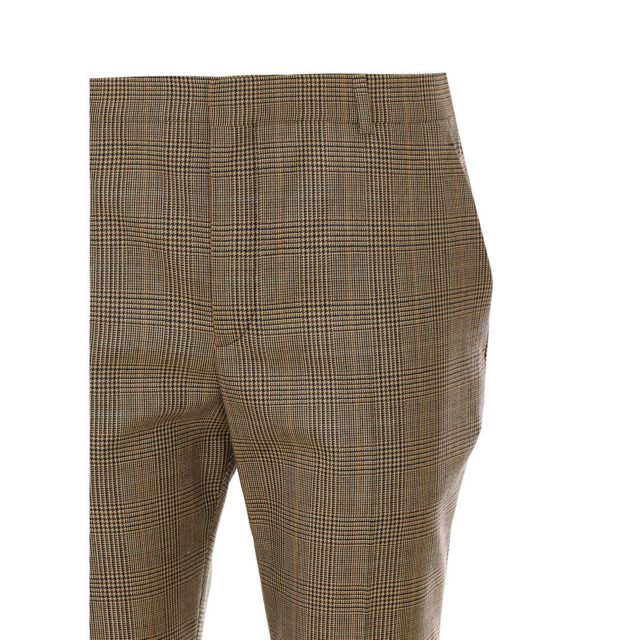 Saint Laurent Women Flared Houndstooth And Prince Of Wales Pants SAINT LAURENT