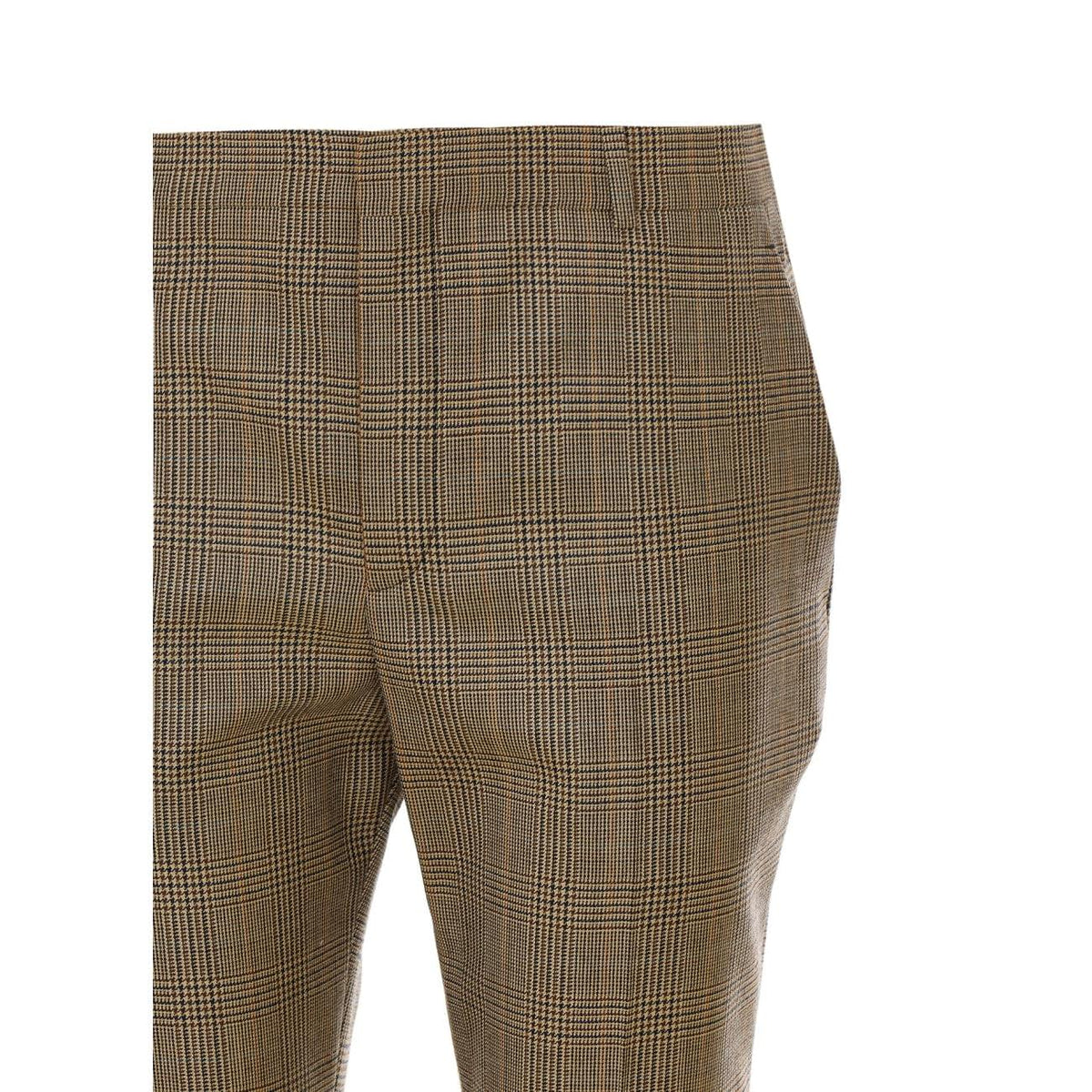 Saint Laurent Women Flared Houndstooth And Prince Of Wales Pants SAINT LAURENT
