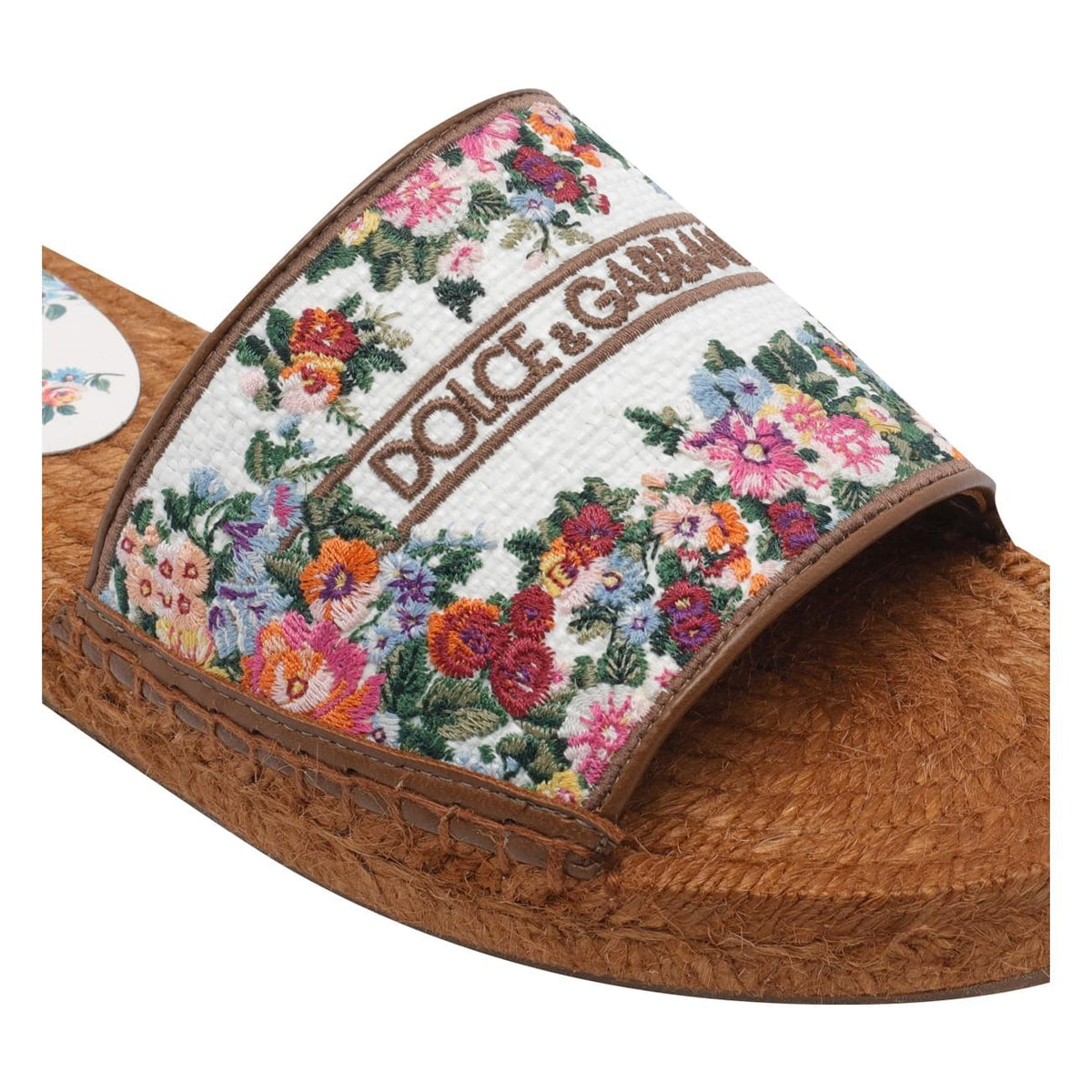 Dolce&Gabbana Women Floreal Logo Sandals DOLCE & GABBANA
