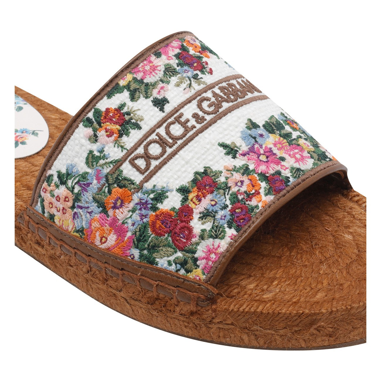 Dolce&Gabbana Women Floreal Logo Sandals DOLCE & GABBANA