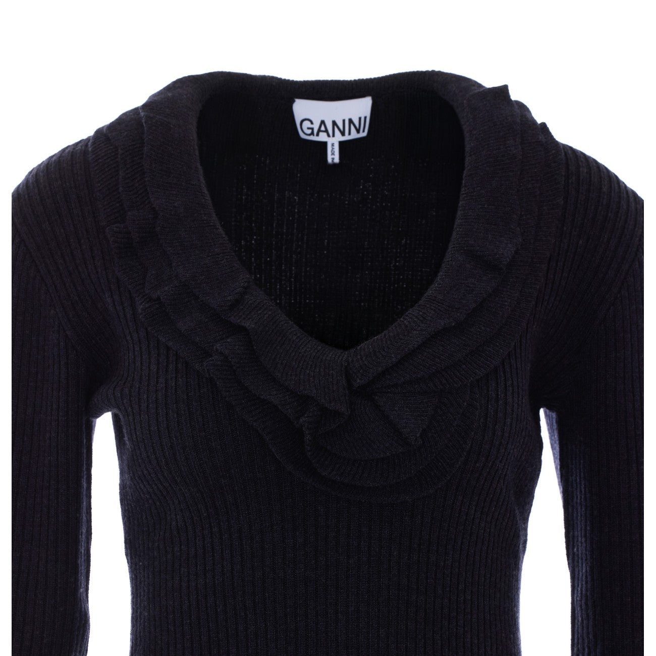 Ganni Women Frill Sweater GANNI