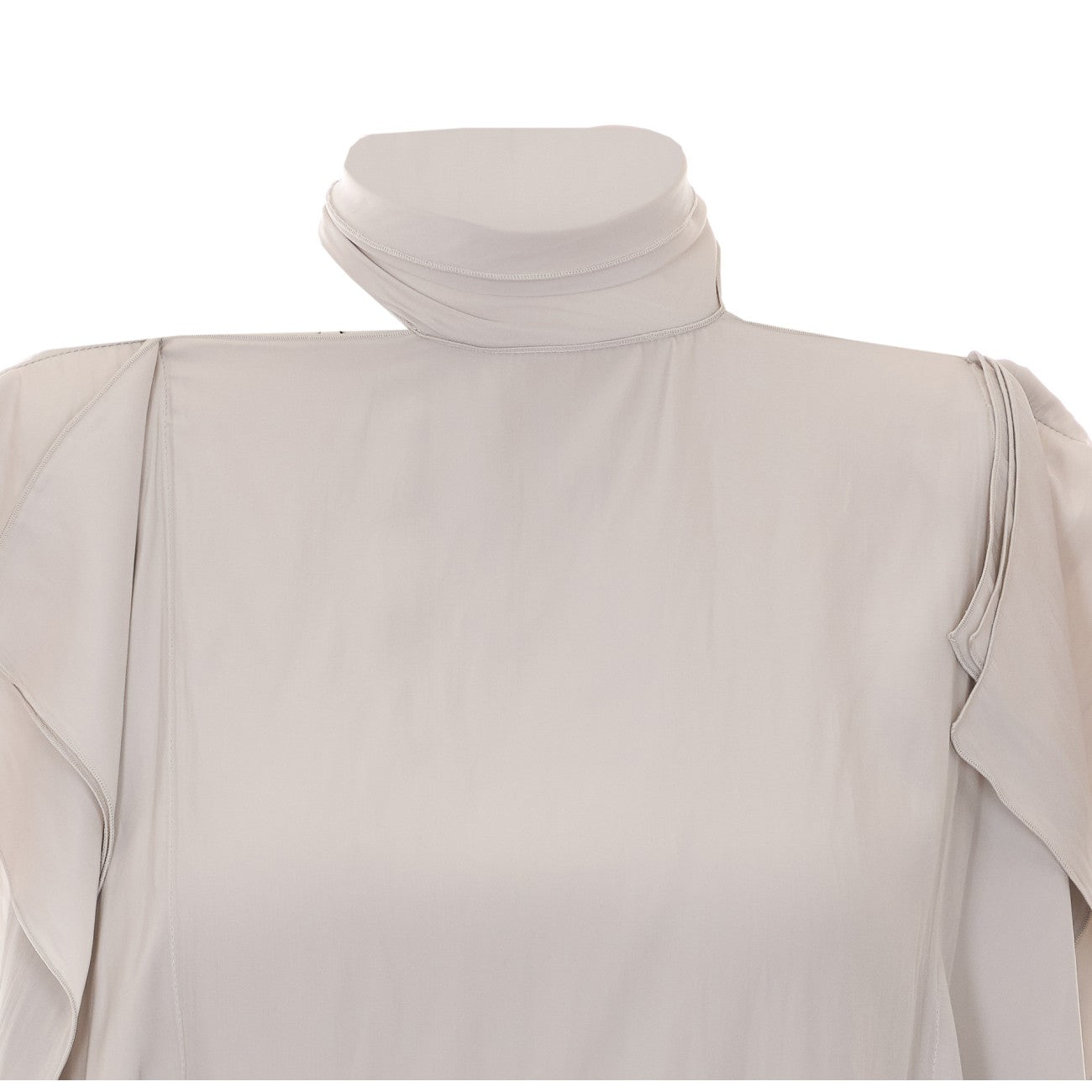 Lanvin Women Frilled Top In Charmeuse LANVIN