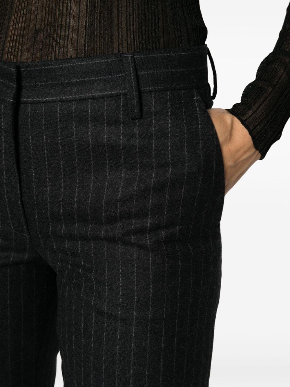 Dries Van Noten Women Pinstripped Wool Trousers DRIES VAN NOTEN