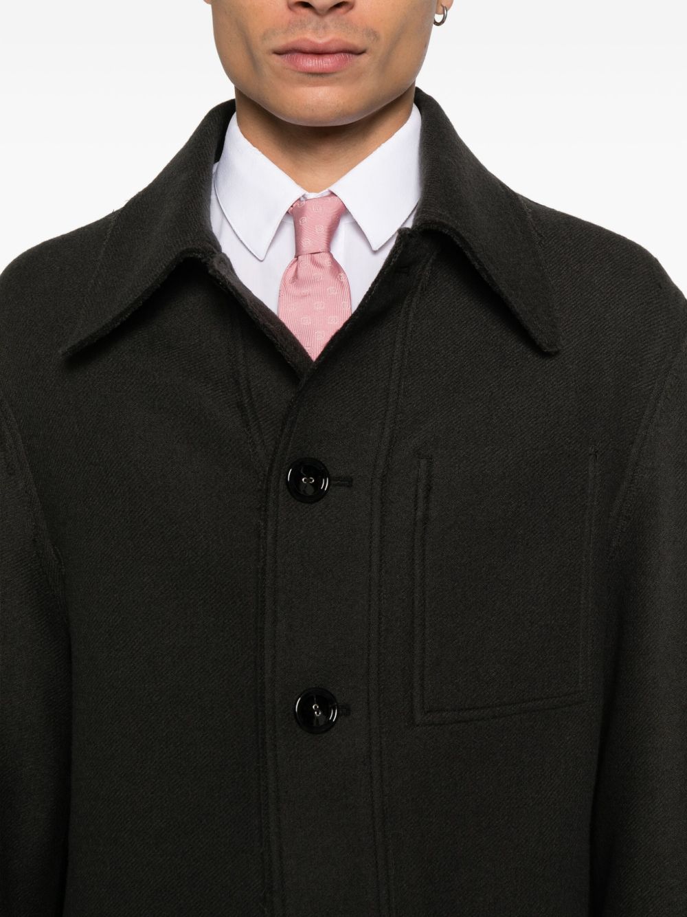 Ami Paris Women Wool Shirt Jacket AMI PARIS