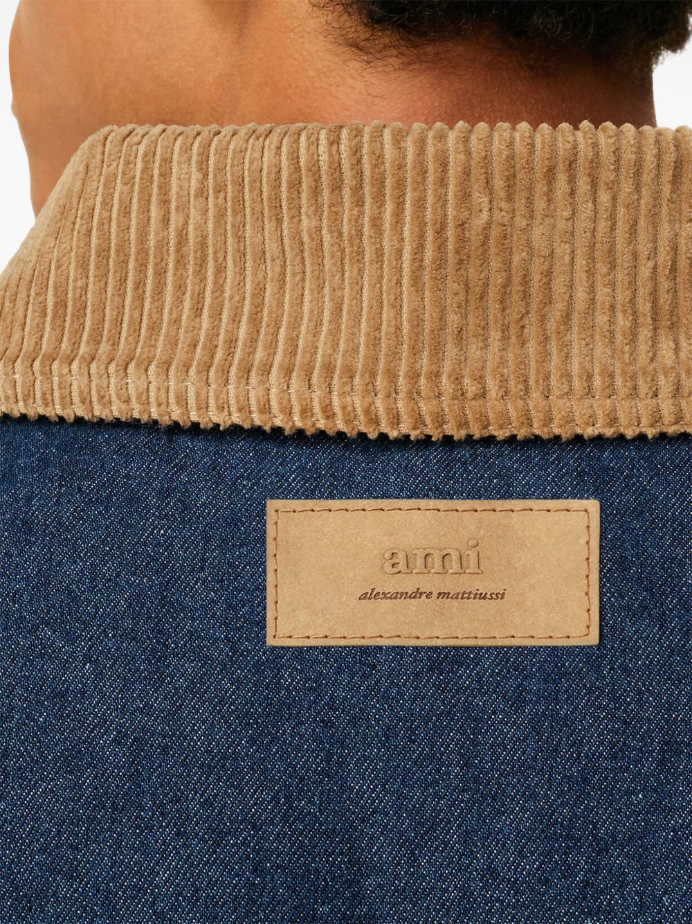 Ami Paris Men Worker Denim Jacket AMI PARIS