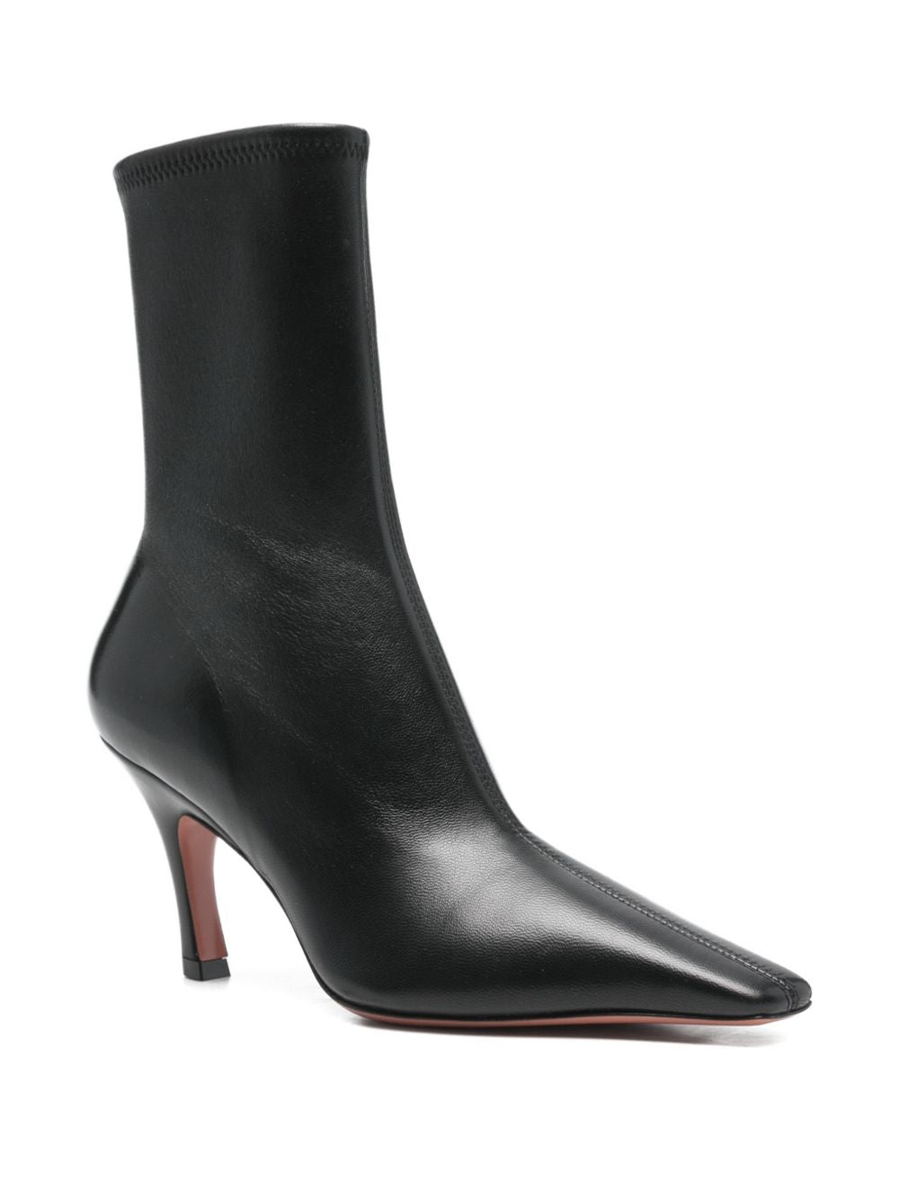 Amina Muaddi Women Jamie Leather Boots AMINA MUADDI
