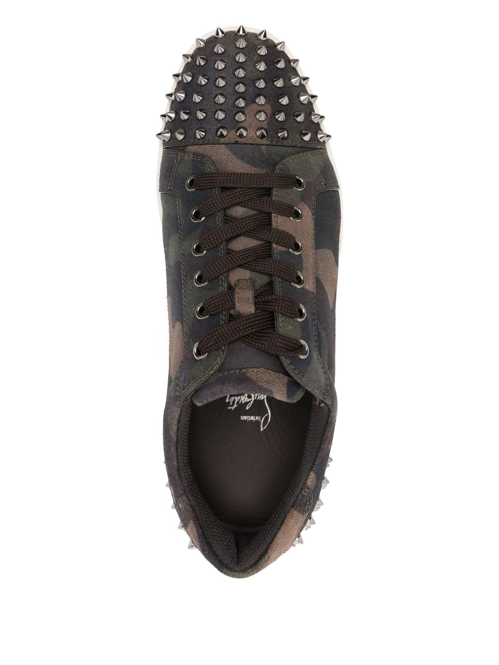 Christian Louboutin Men Seavaste Leather Sneakers CHRISTIAN LOUBOUTIN