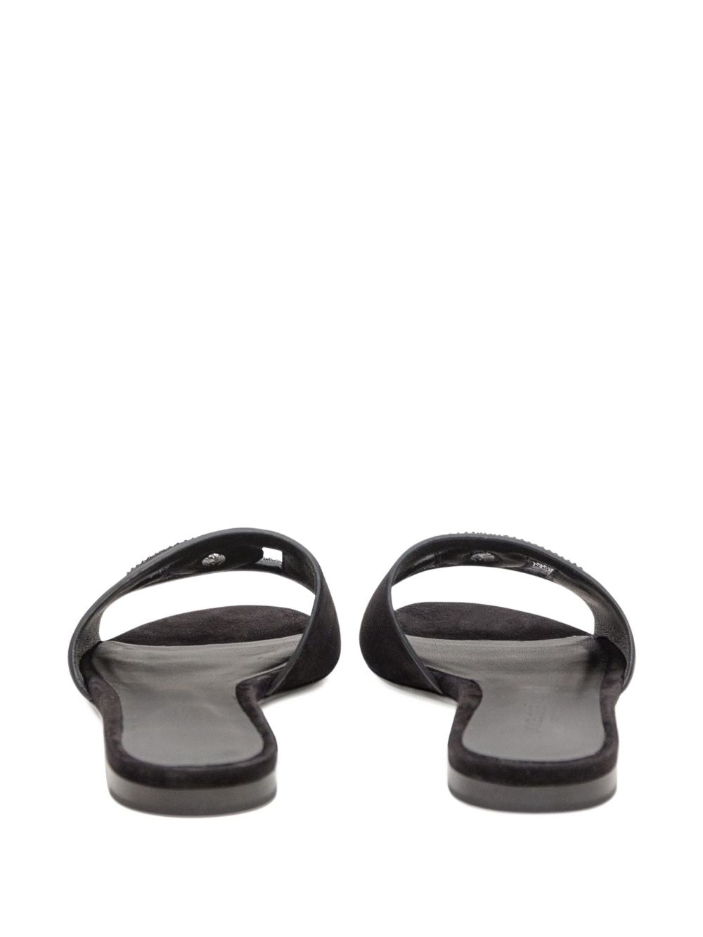 Dolce & Gabbana Women Dg Logo Leather Sandals