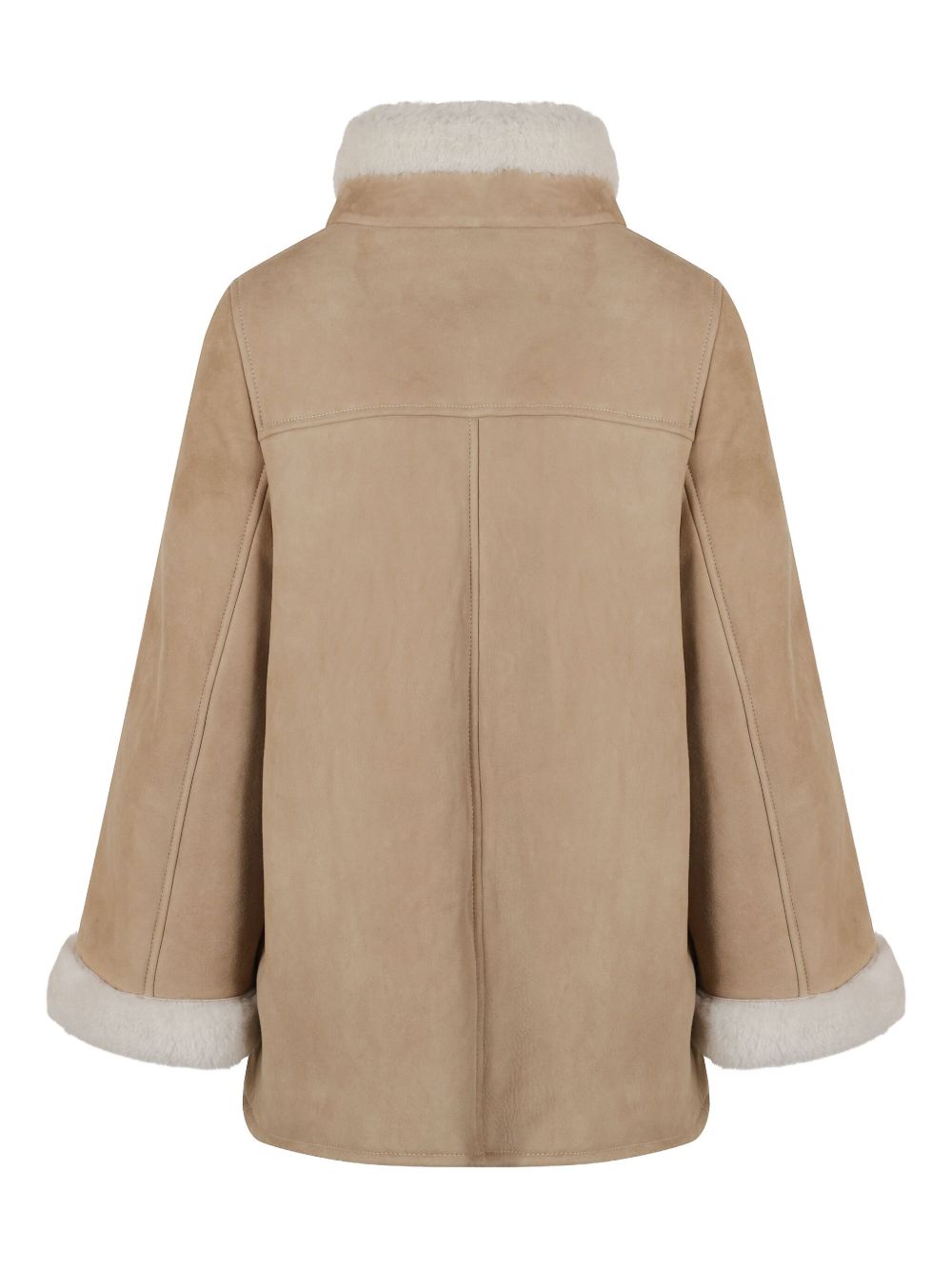 Fay Women Leather Shealing Cape FAY