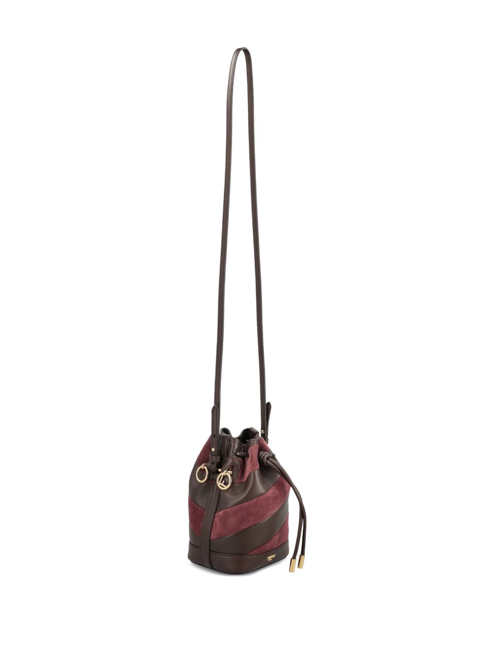 Fendi Women Mon Tresor Mini Leather Bucket Bag FENDI