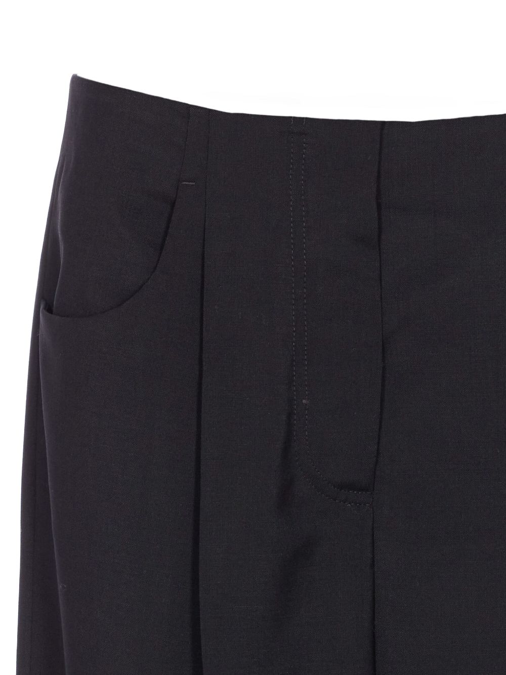 Fendi Women Wool Wide-Leg Trousers FENDI