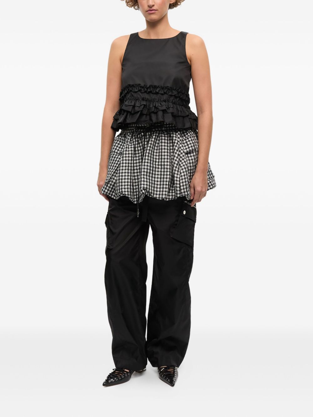 Ganni Women Nylon Tank Top GANNI