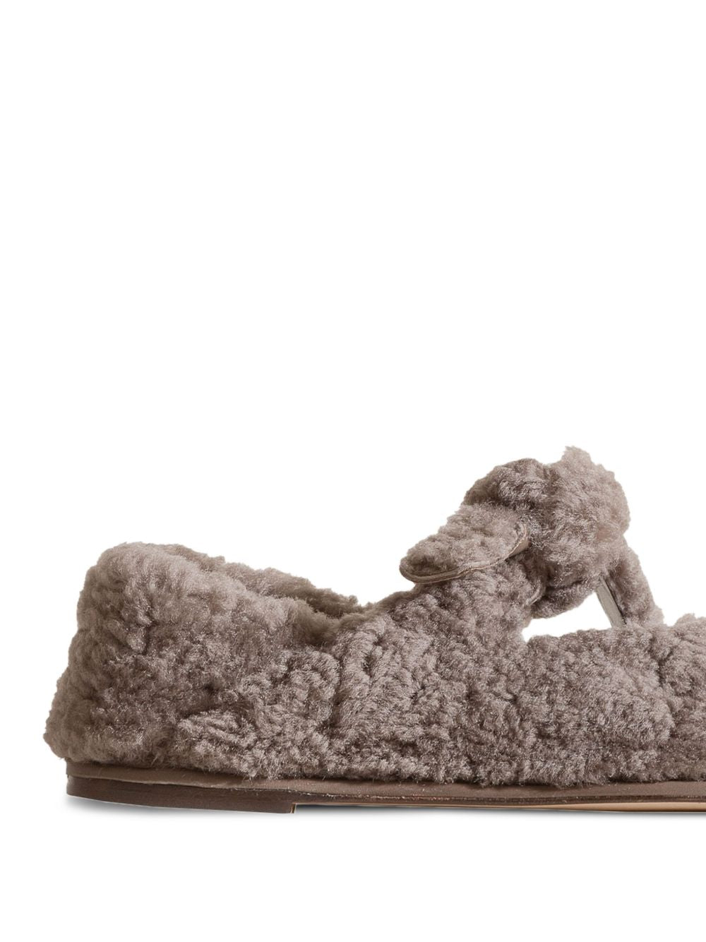 Hereu Women Llasada Shearling Ballet Flats HEREU