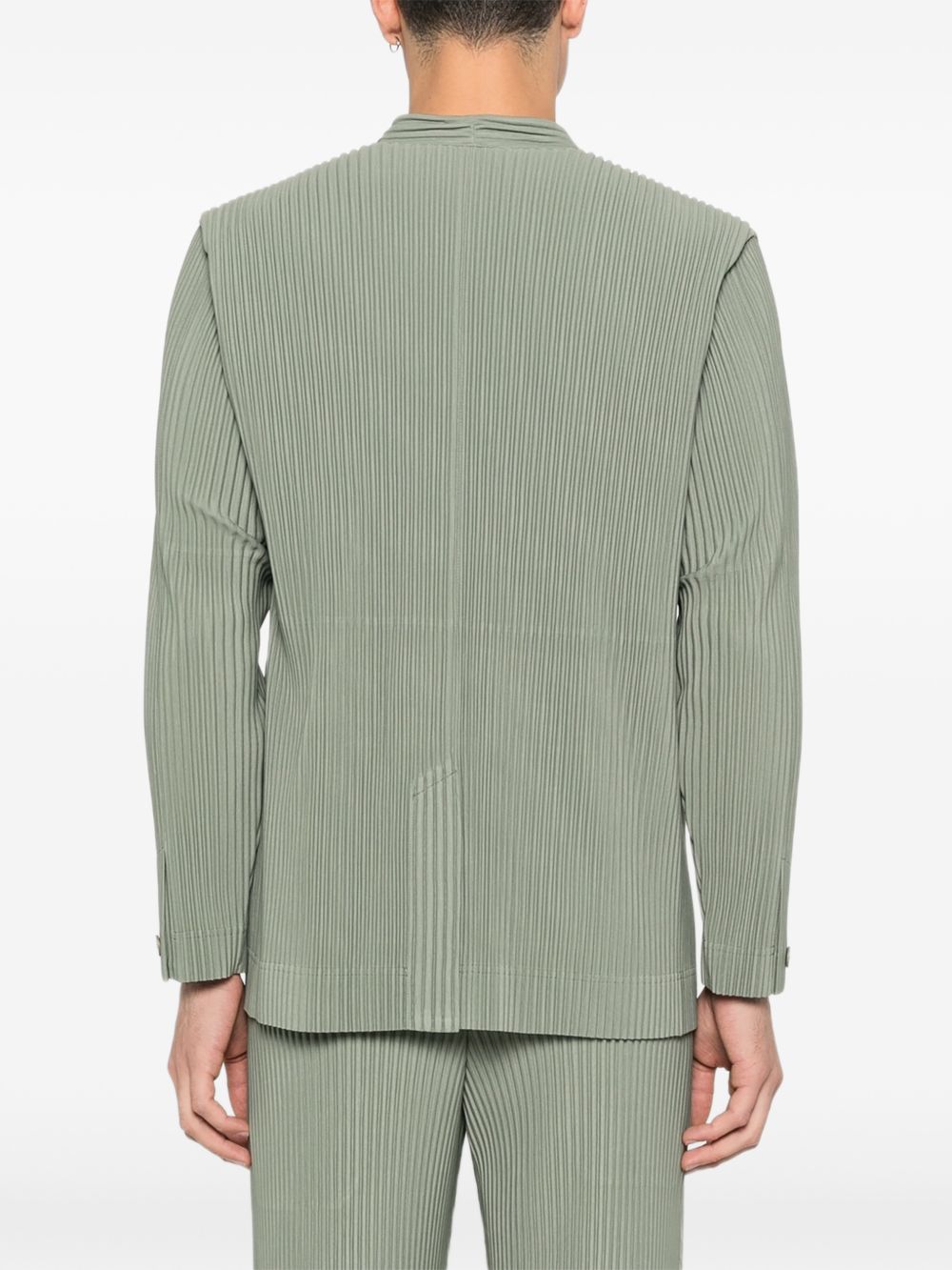 Homme Plisse' Issey Miyake Men Pleated Single-Breasted Jacket HOMME PLISSE ISSEY MIYAKE