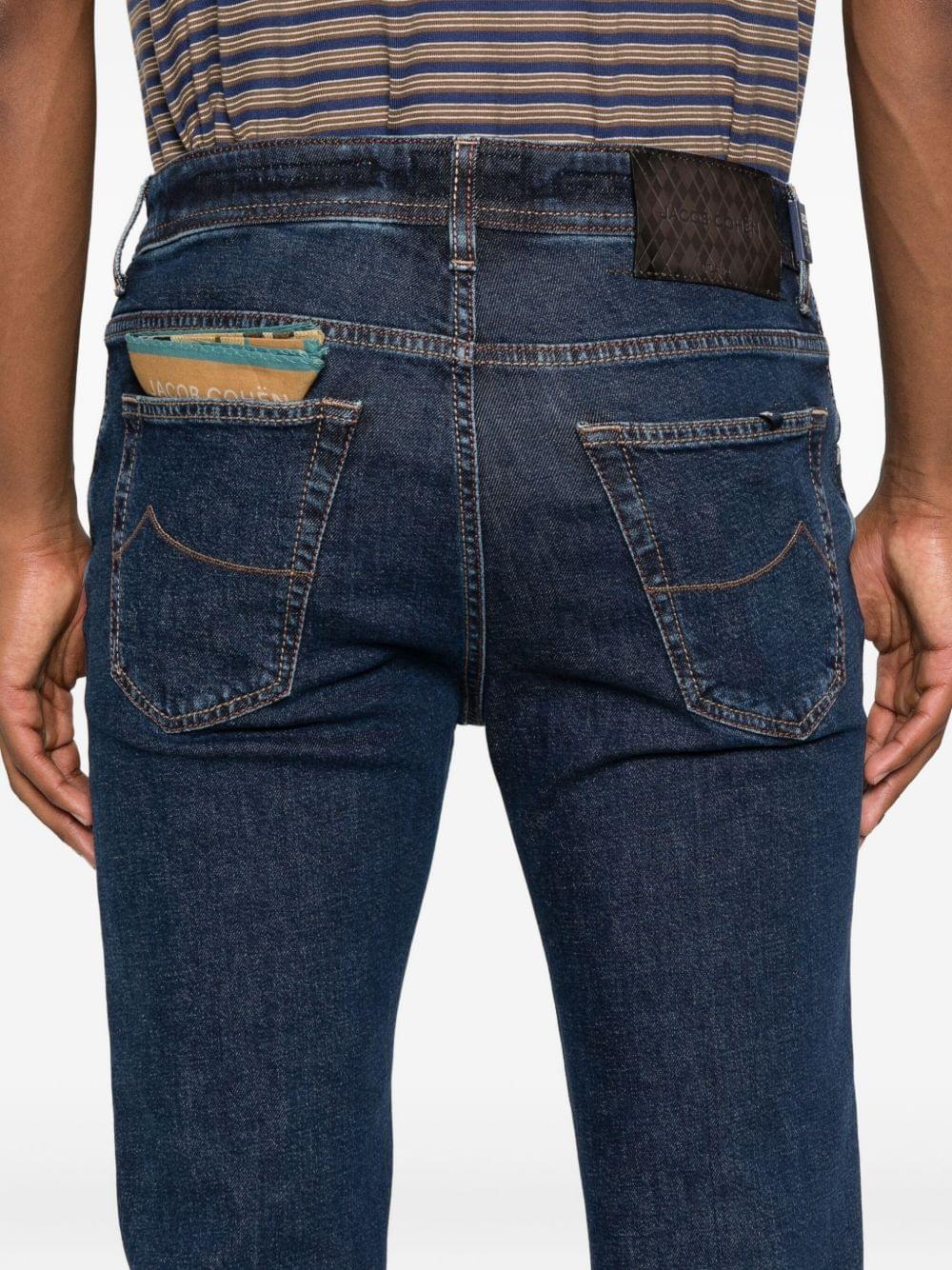 Jacob Cohen Men Slim Fit Cropped Denim Jeans JACOB COHEN