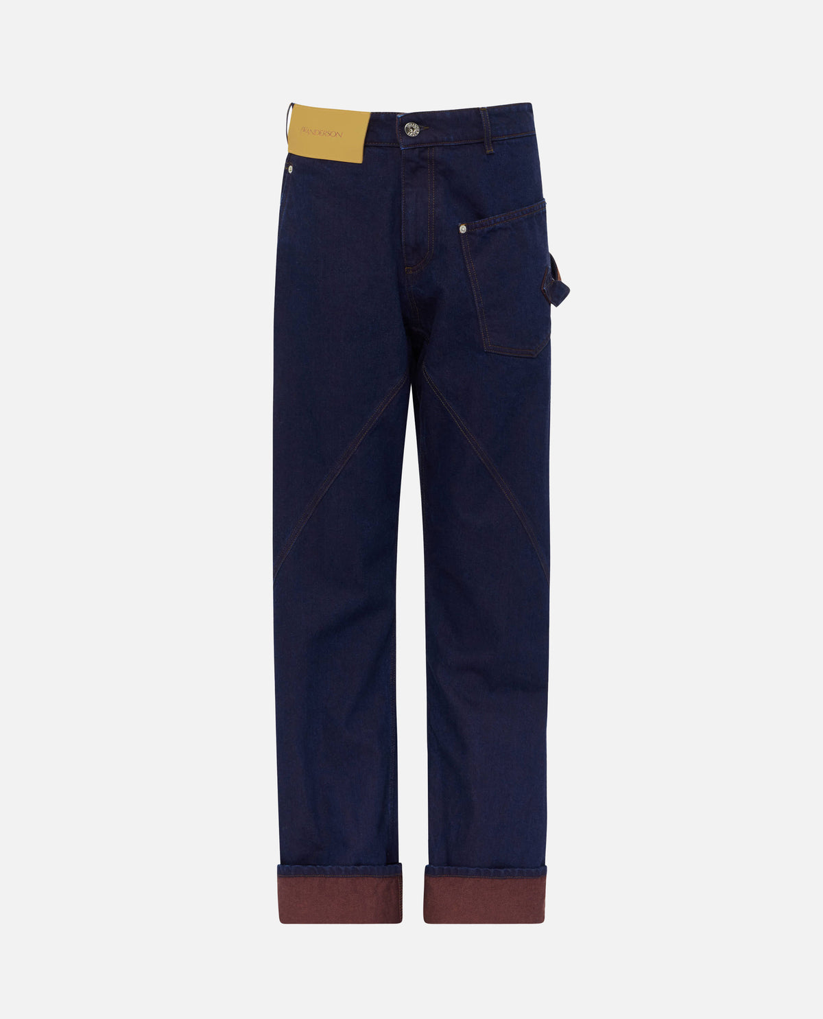 Jw Anderson Women Turn Up Twisted Workwear Jeans J.W. ANDERSON
