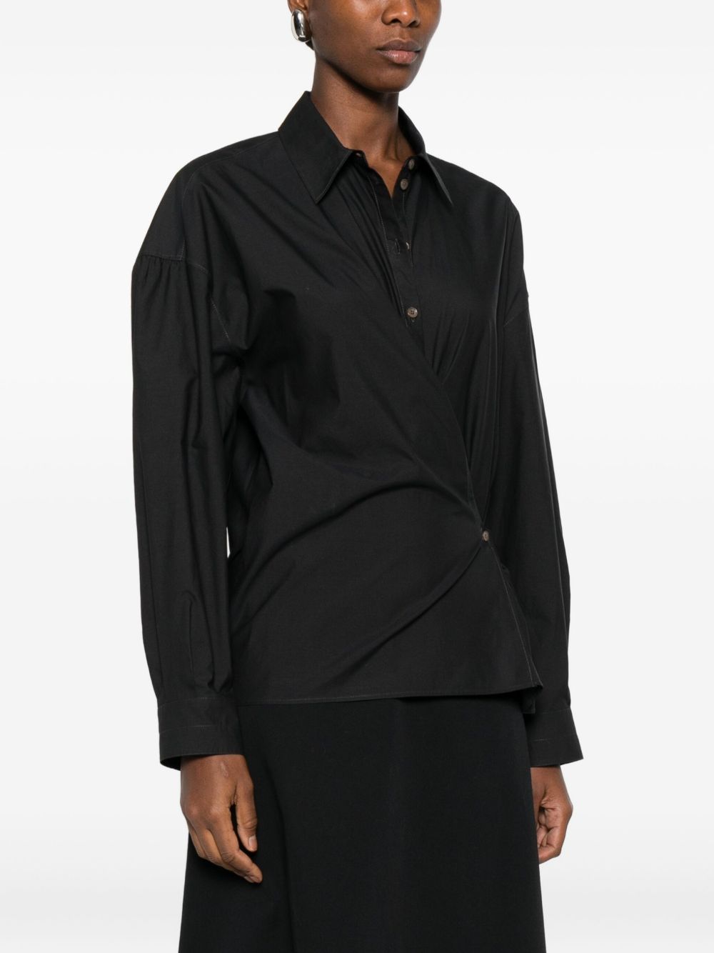 Lemaire Women Cotton And Silk Blend Shirt LEMAIRE