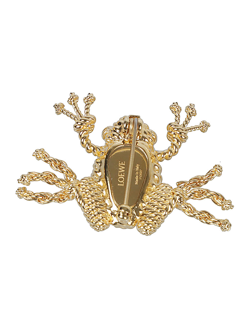 Loewe Women Metal Frog Brooch LOEWE