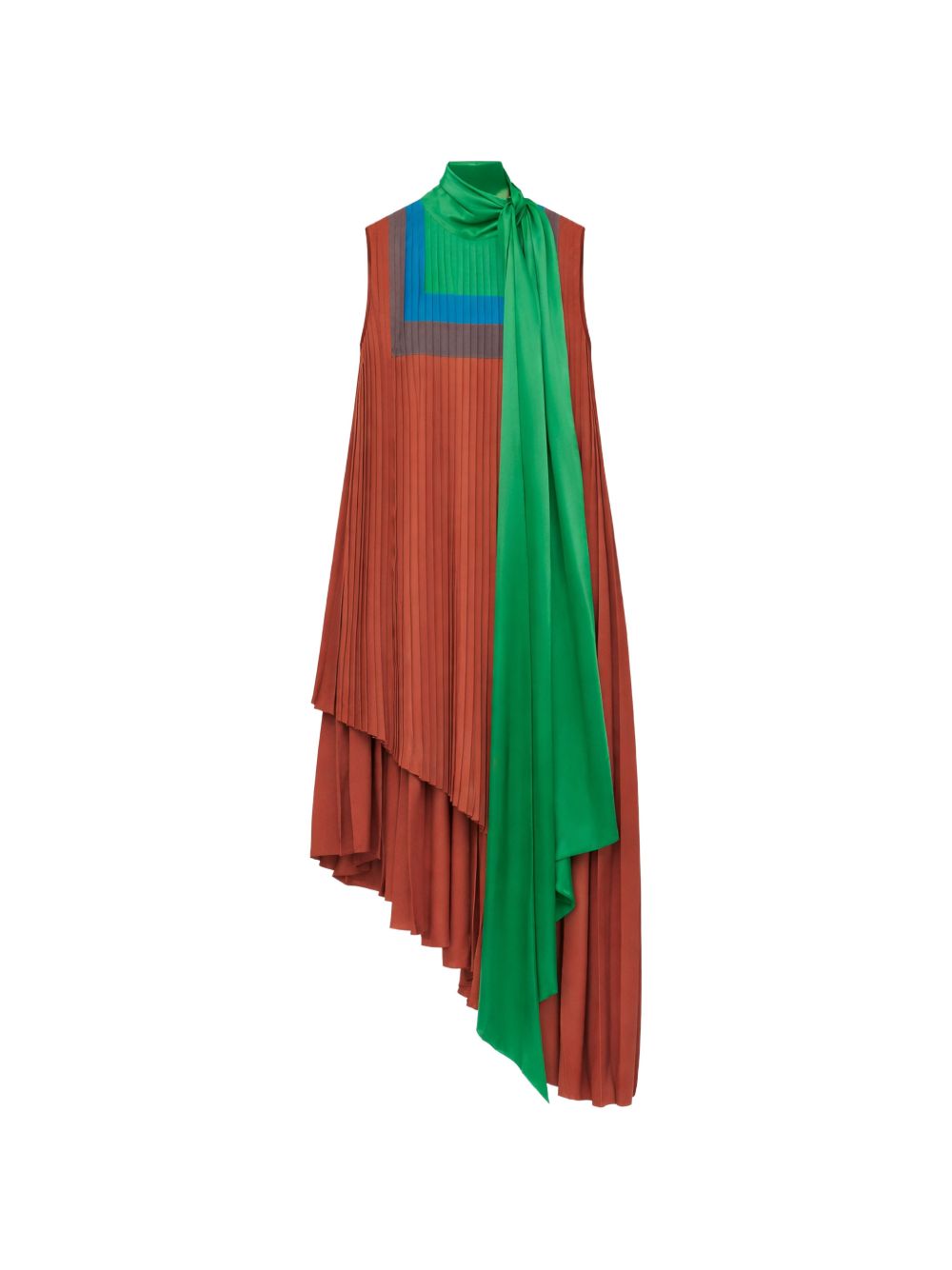 Loewe Women Pleated Asymmetric Dress LOEWE