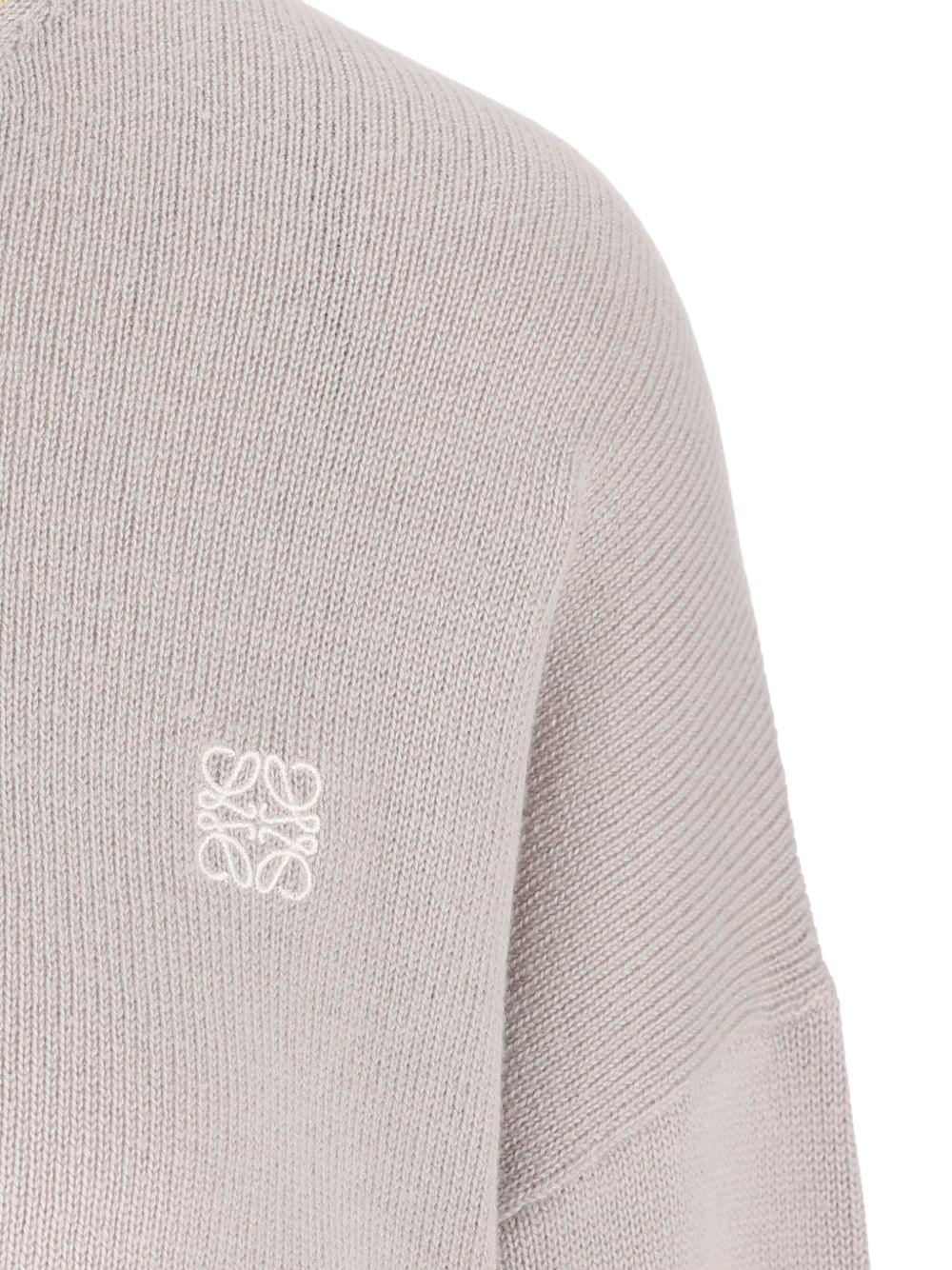 Loewe Women Wool Asymmetric Sweater LOEWE